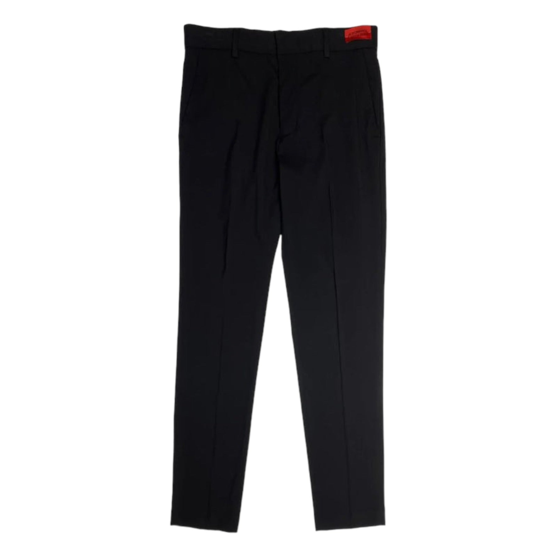 extra slim fit dress pants black Men's Black Slim Fit Pants -Unhemmed, 34