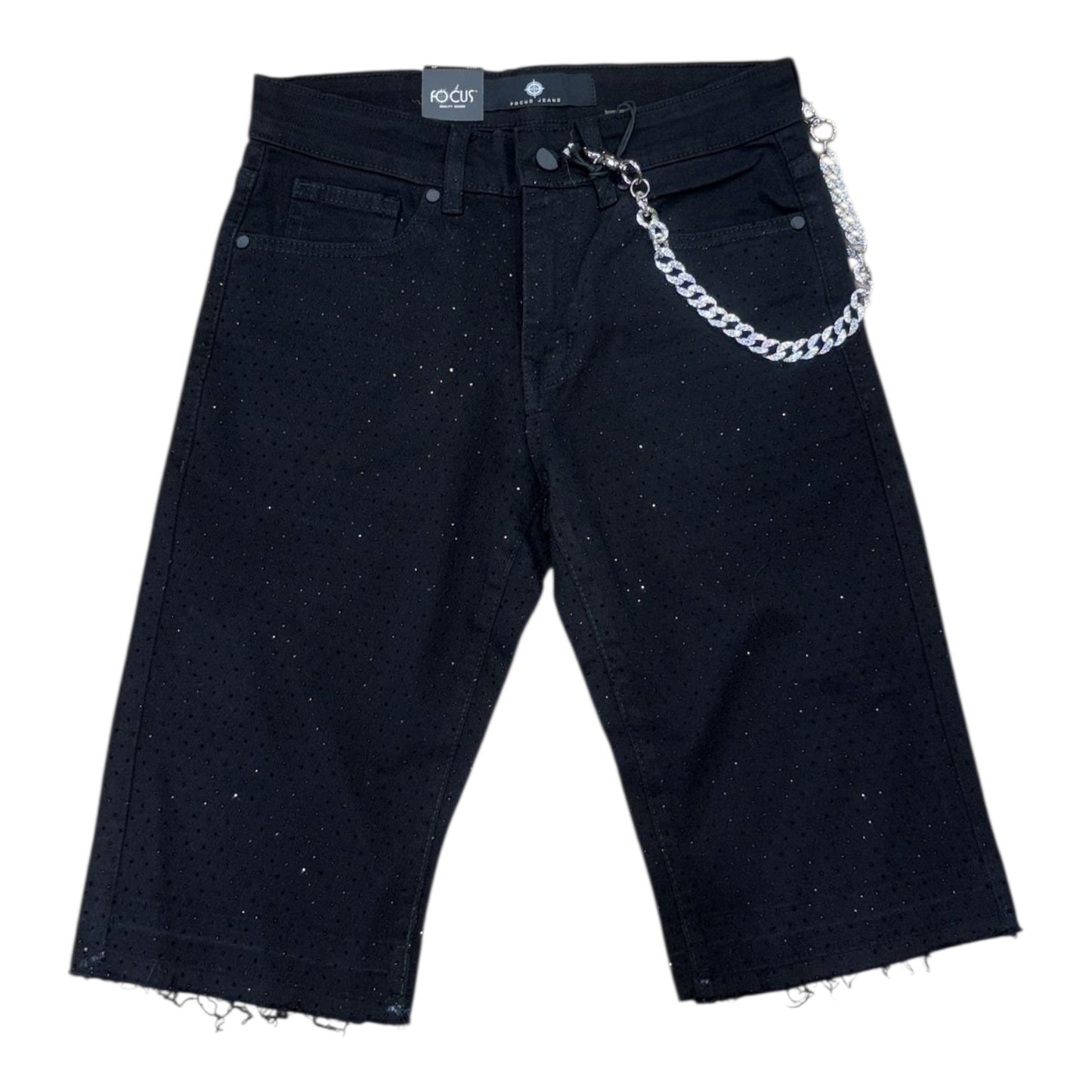FOCUS: All Over Stone Denim Shorts 2519