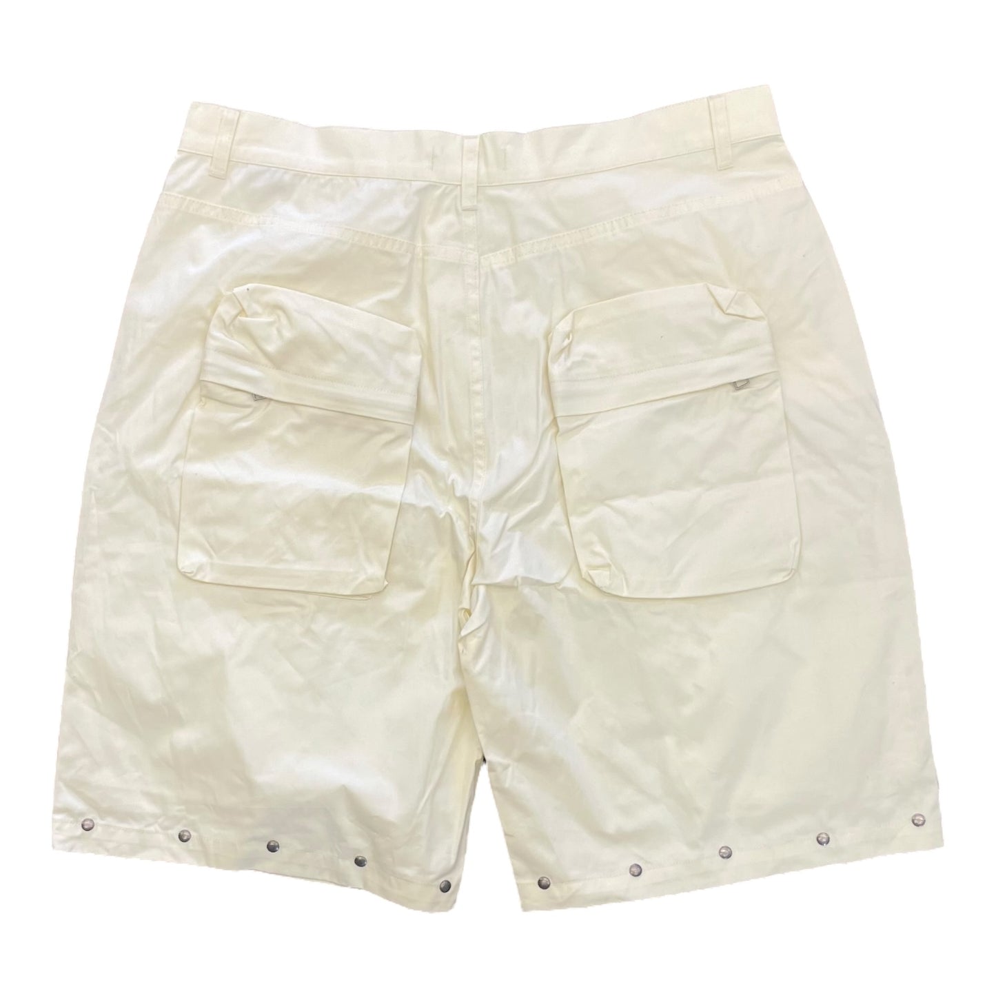 ROKU STUDIO: Studded Twill Cargo Shorts RK3481727