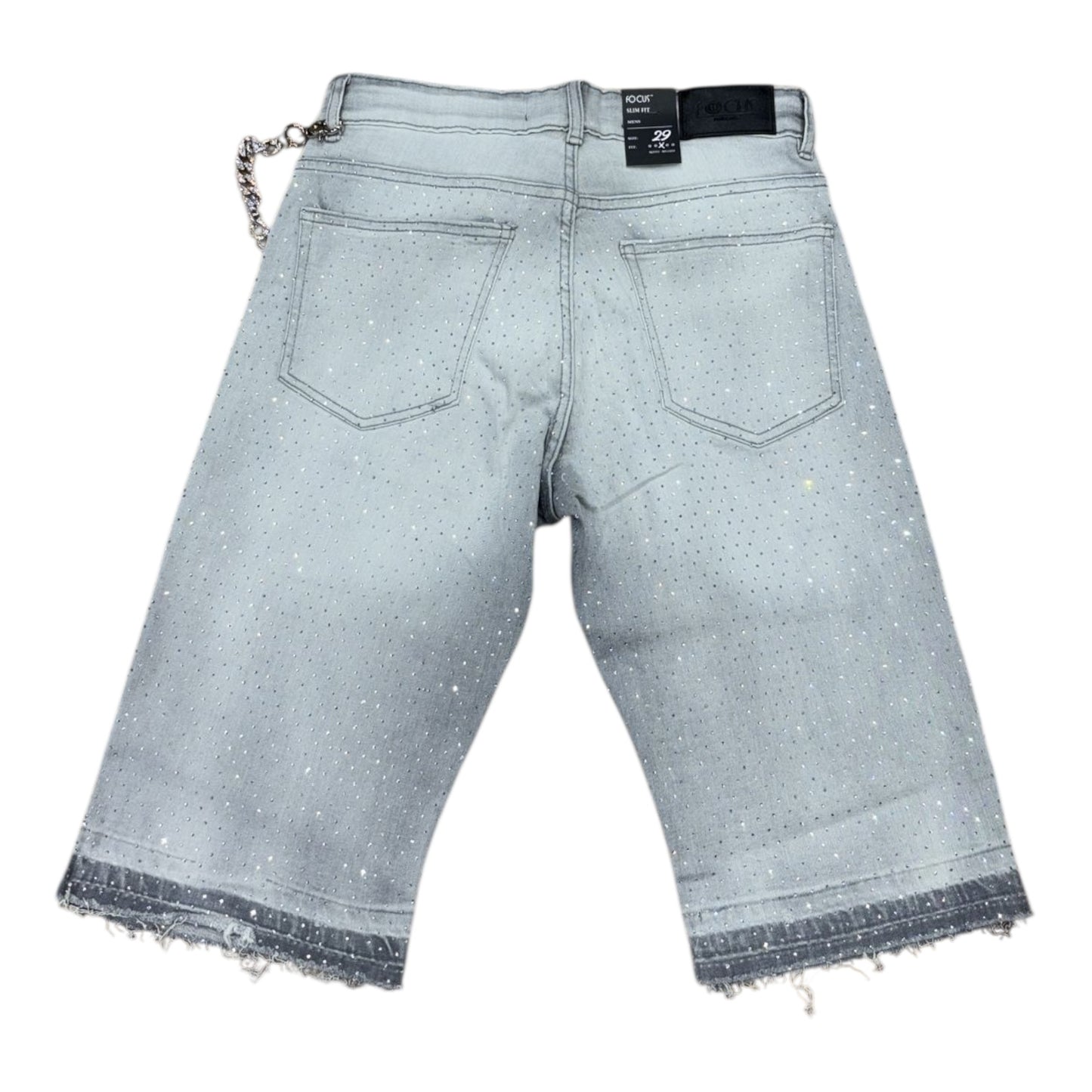 FOCUS: All Over Stone Denim Shorts 2519