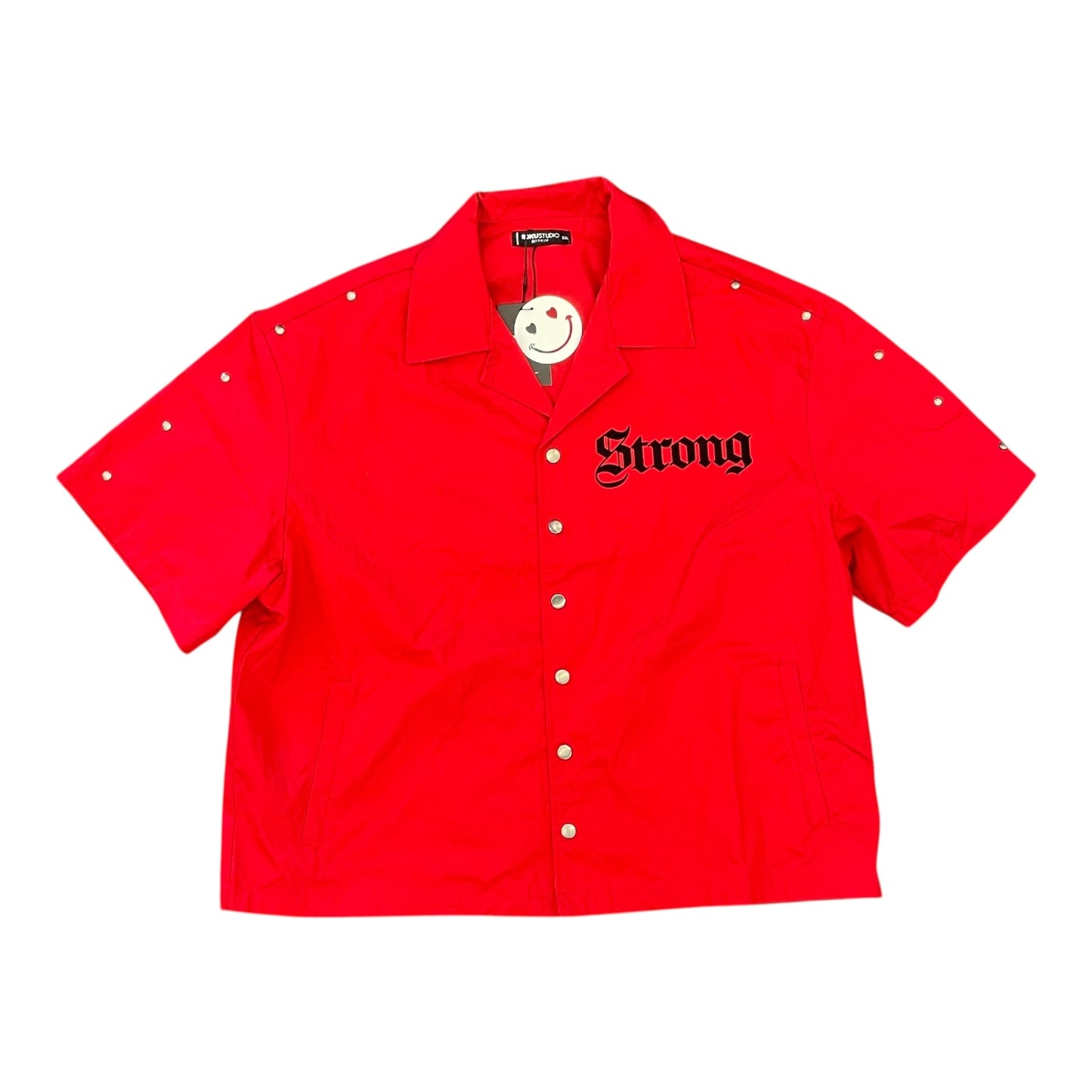ROKU STUDIO: No Limit Crop Twill Shirt RK1481726