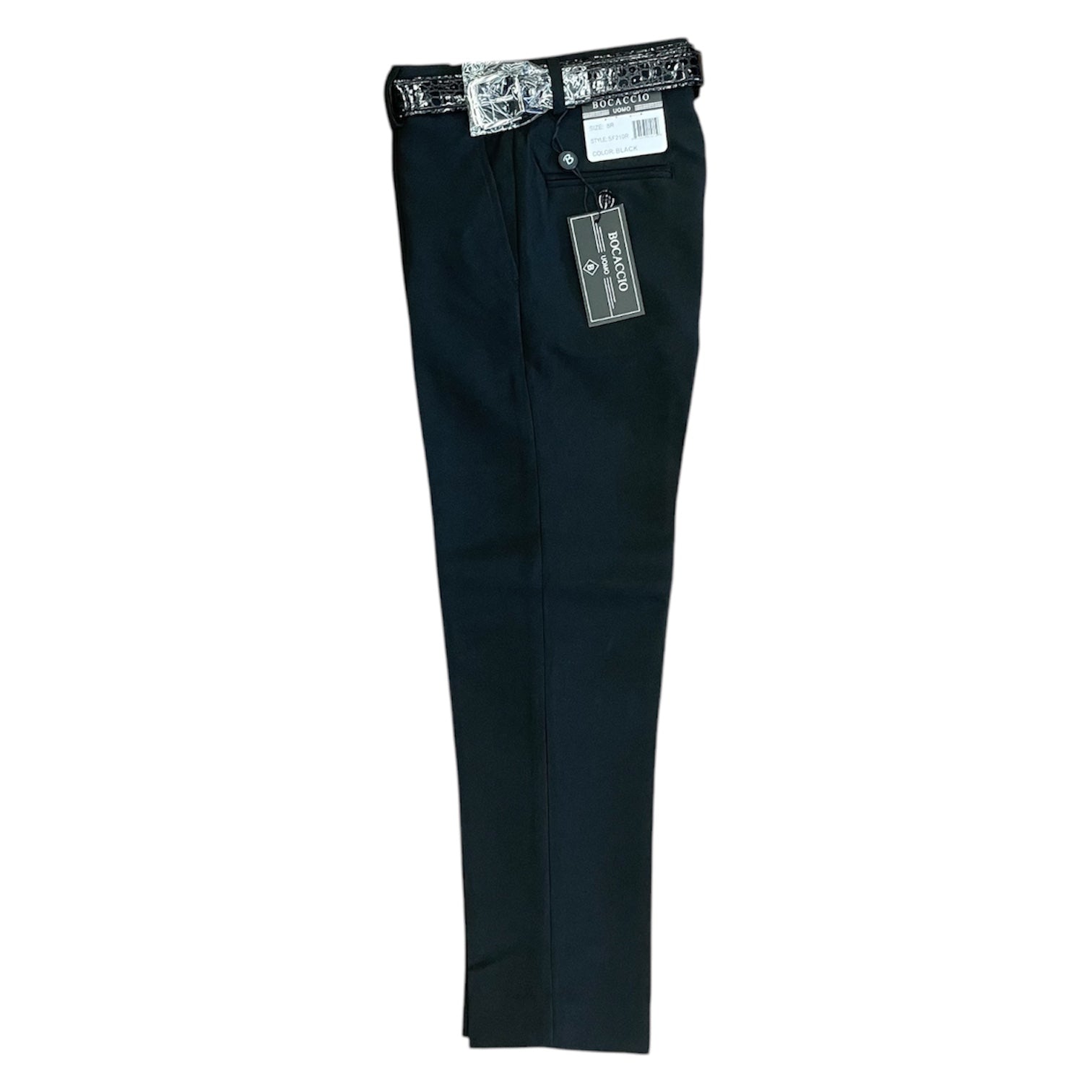 boys black dress pants BOCACCIO: Slim Fit SF210 – On Time Fashions Gold Women's Dresses | sa_sub_category: evening Available at Boscovs Color:Lively Peach Florals
