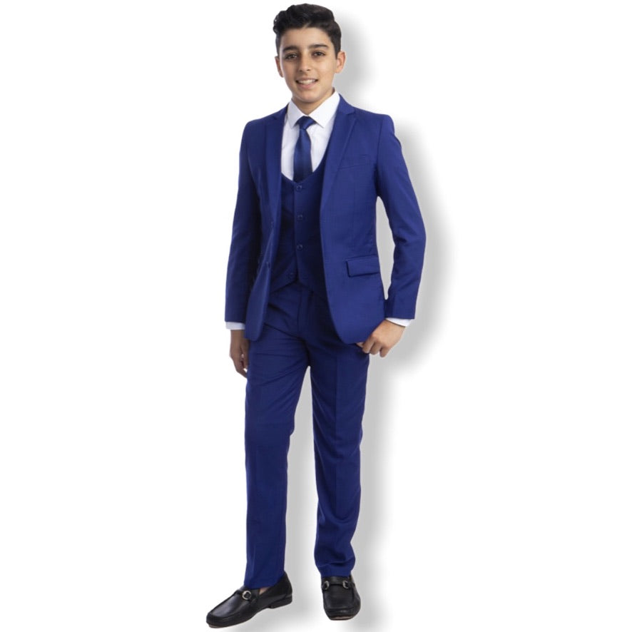 PERRY ELLIS: 5pc. Solid Boys Suit PB363-12