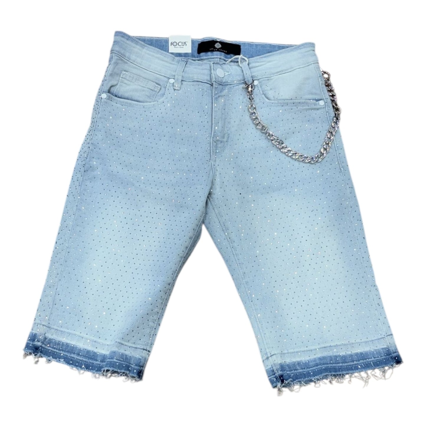 FOCUS: All Over Stone Denim Shorts 2519