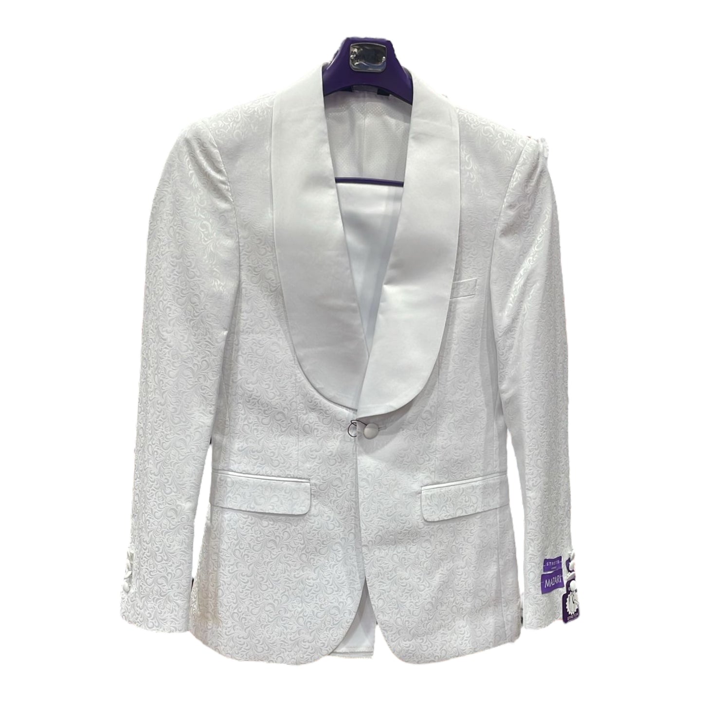 MAZARI: Floral 2pc Slim Suit 9606