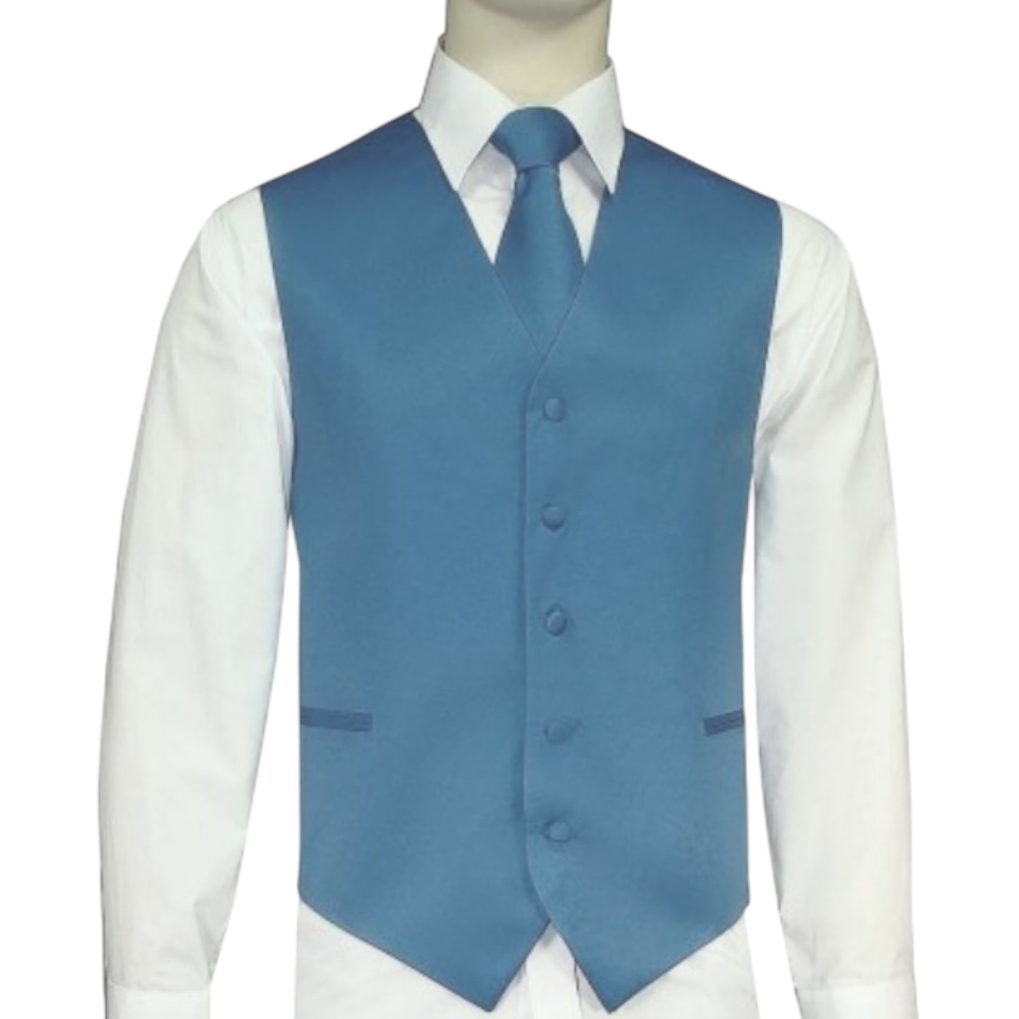 BRAND Q: Solid Satin Vest 10