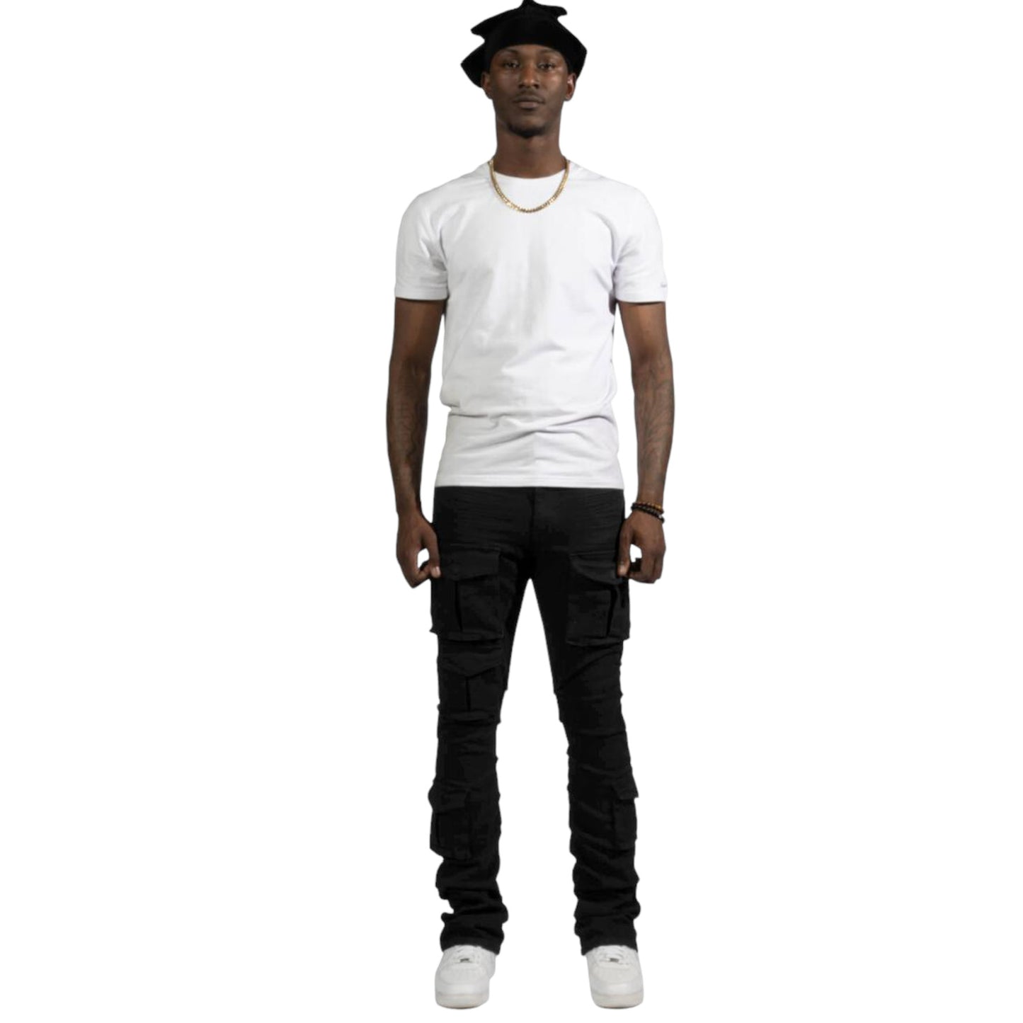 SMOKE RISE: Stacked Utility Twill Pants JP23539
