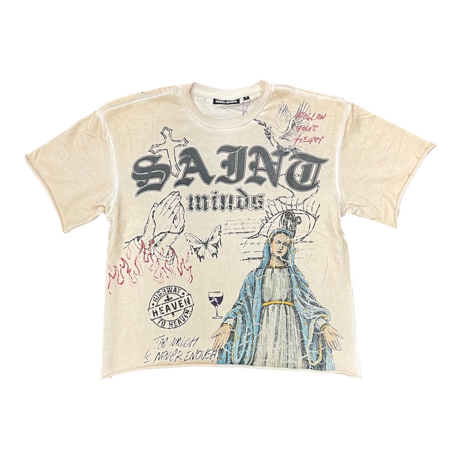 REBEL MINDS: Saint Minds SS Tee 610-11128