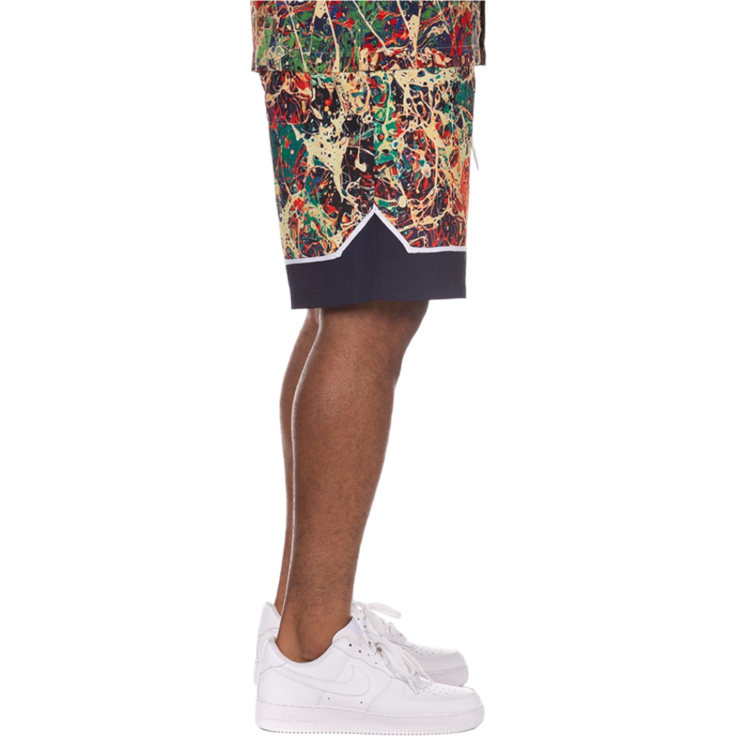 HUSTLE GANG: Showpiece Drip Short Set