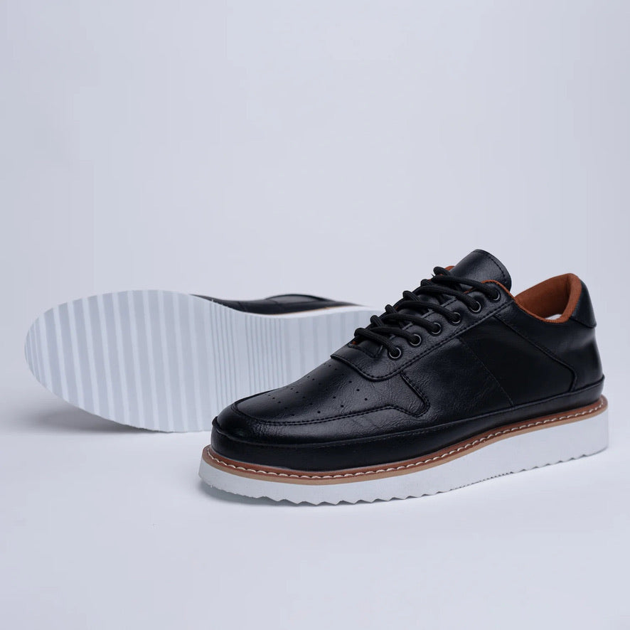 TAYNO: Blaze Low Top Leather Sneaker