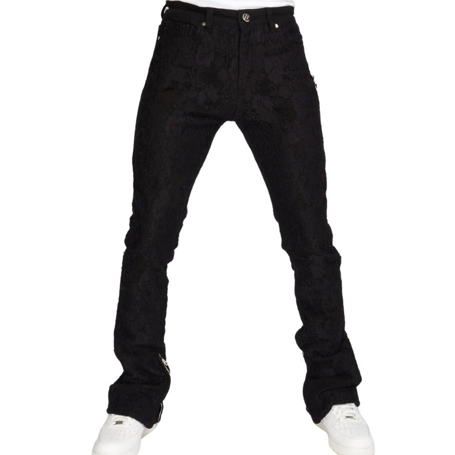 POLITICS: Baldwin Applique Stacked Denim
