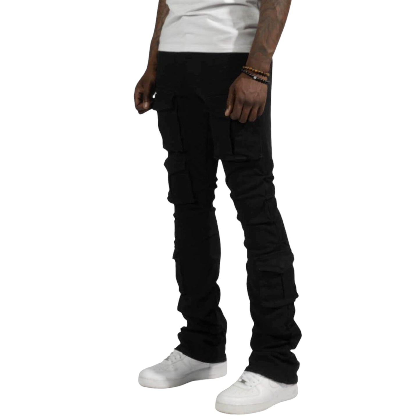 SMOKE RISE: Stacked Utility Twill Pants JP23539
