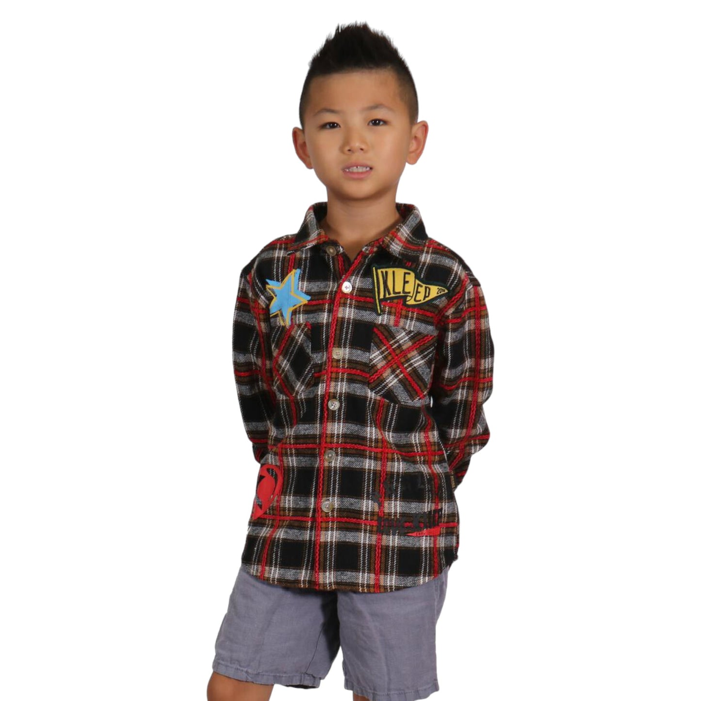 KLEEP: BOYS NOVA Button Down LS KW-5170K