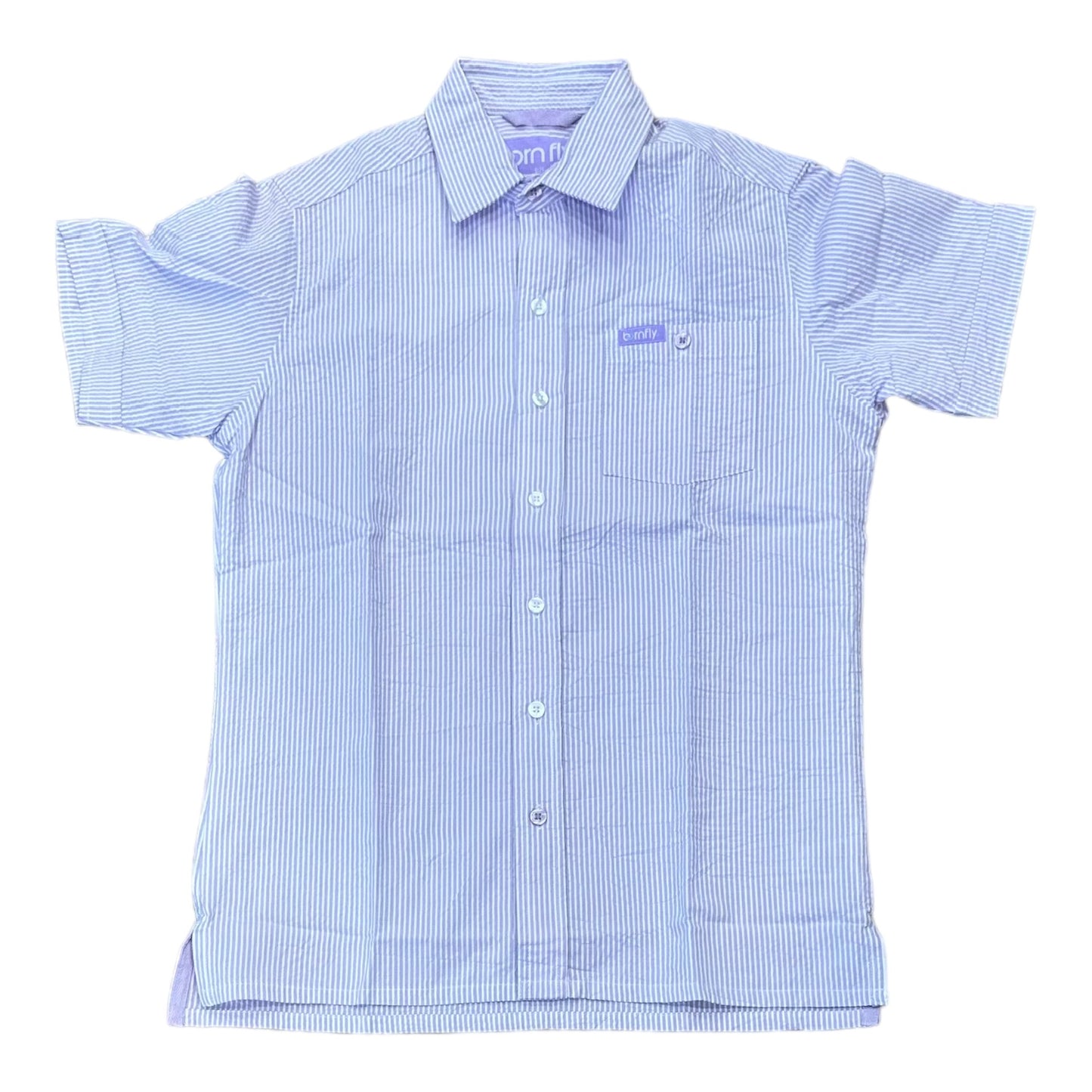 BORN FLY: Country Club Fly Seersucker Shirt 2306W4699