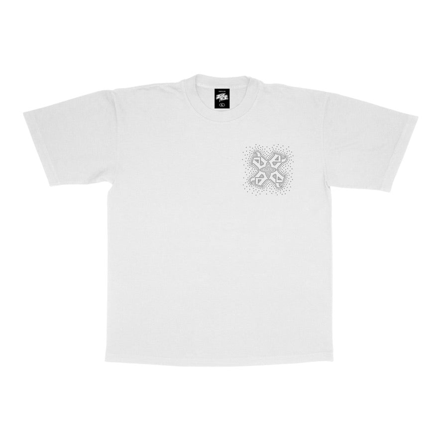 EVIL VICE: Rhinestone EV SS Tee 20