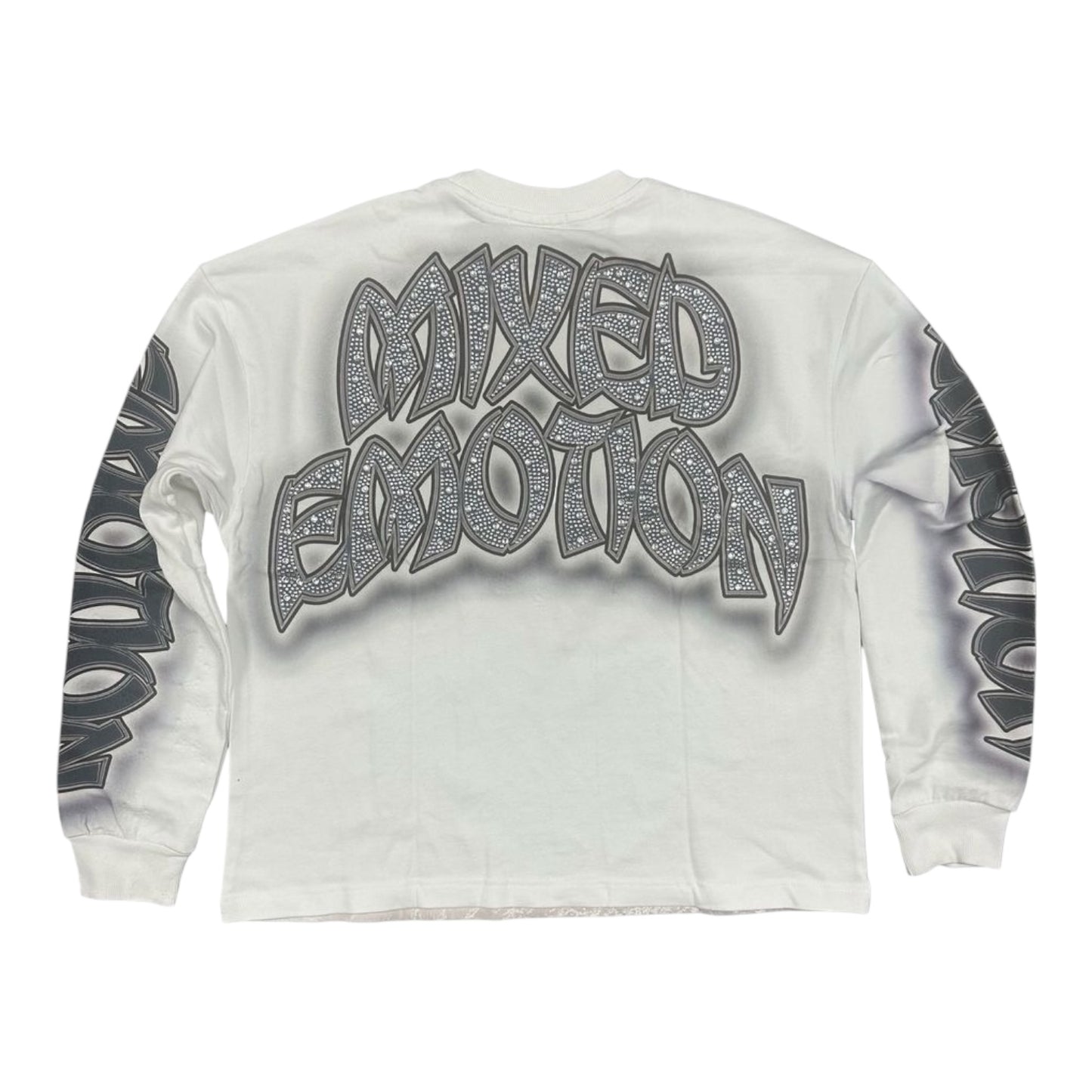 MIXED EMOTION: Resurrection Rhinestone LS Tee