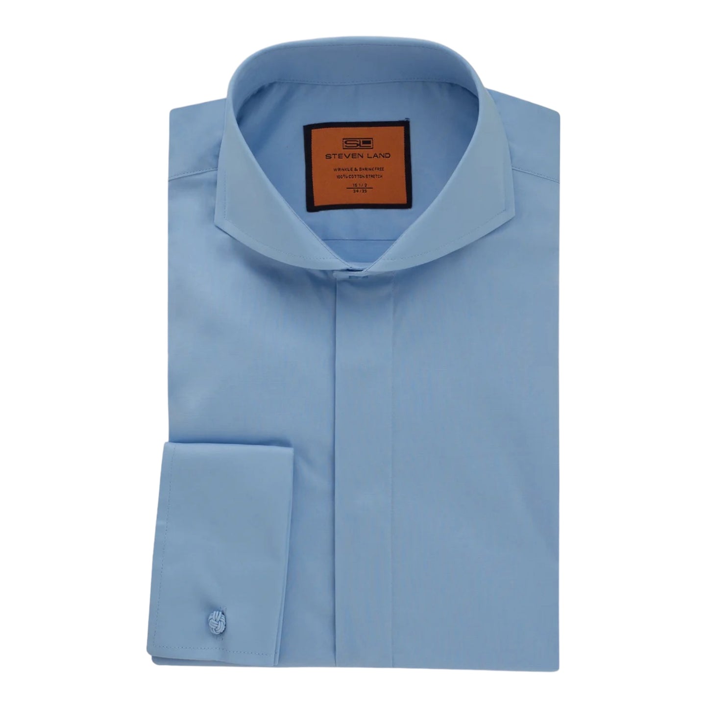 STEVENLAND: Spread Collar French Cuff Dress Shirt DS447