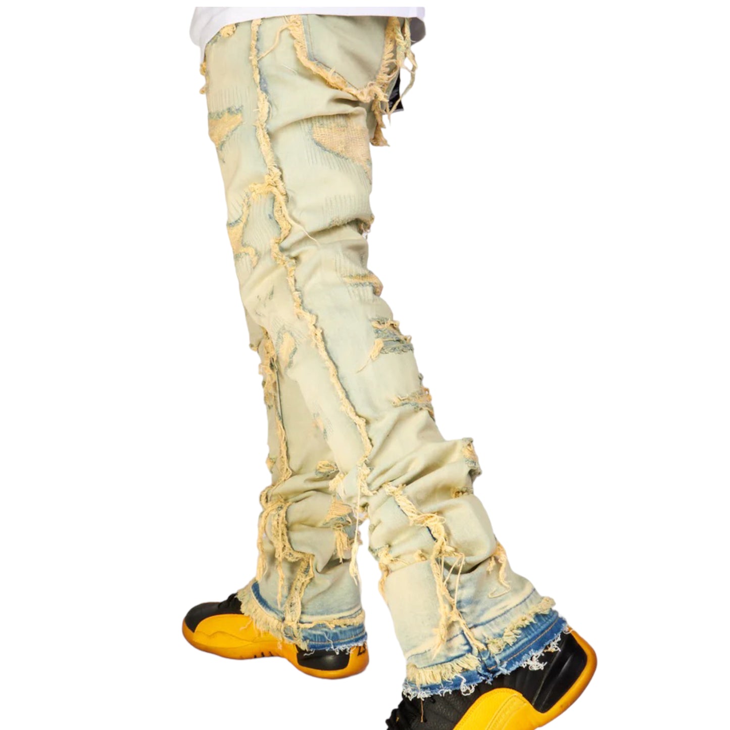 FOCUS: Heavy Distressed Stacked Denim 3498