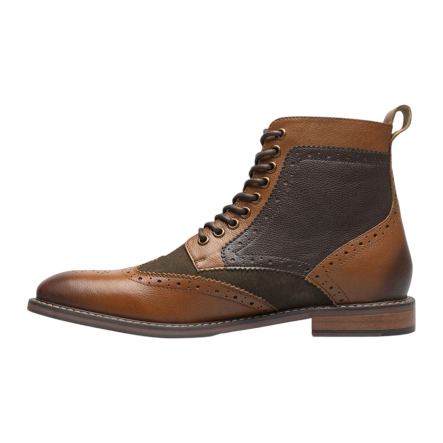 STACY ADAMS: Finnegan Wingtip Lace Up Boot 25427