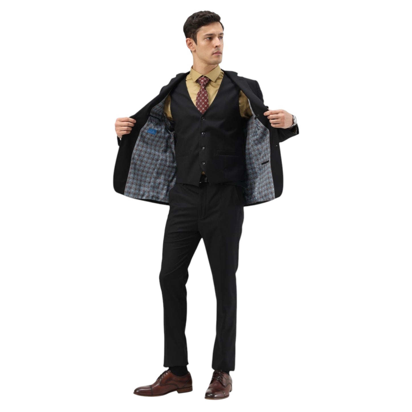 Sean Alexander: Solid 3pc Slim Suit M282SK-01