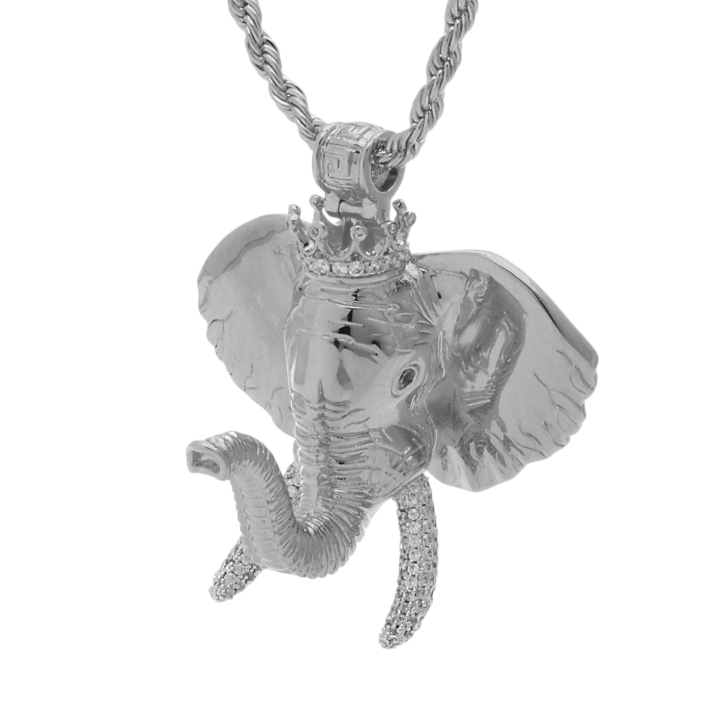 KING ICE: Elephant Necklace