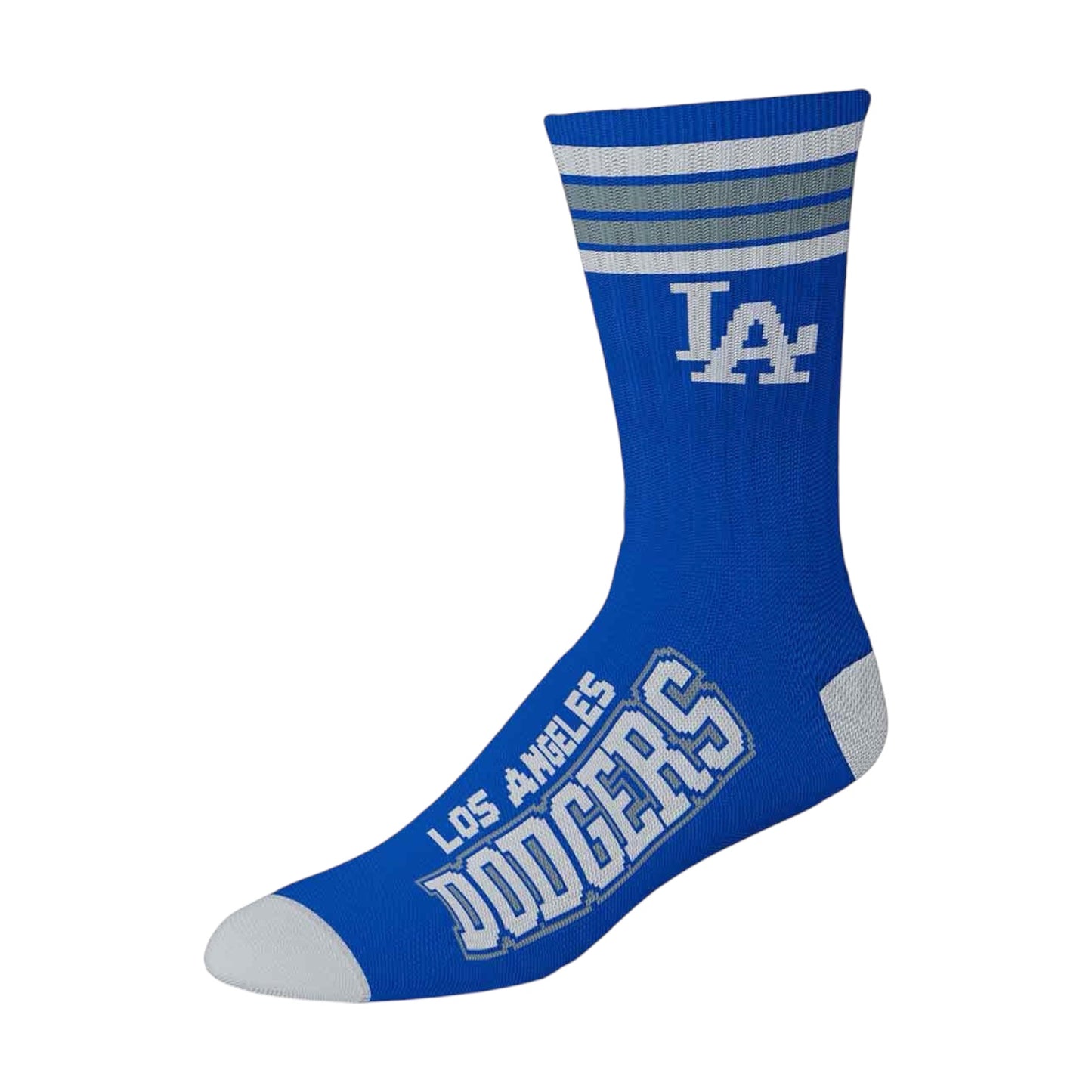 FOR BARE FEET: 4 Stripe Deuce Dodgers Socks