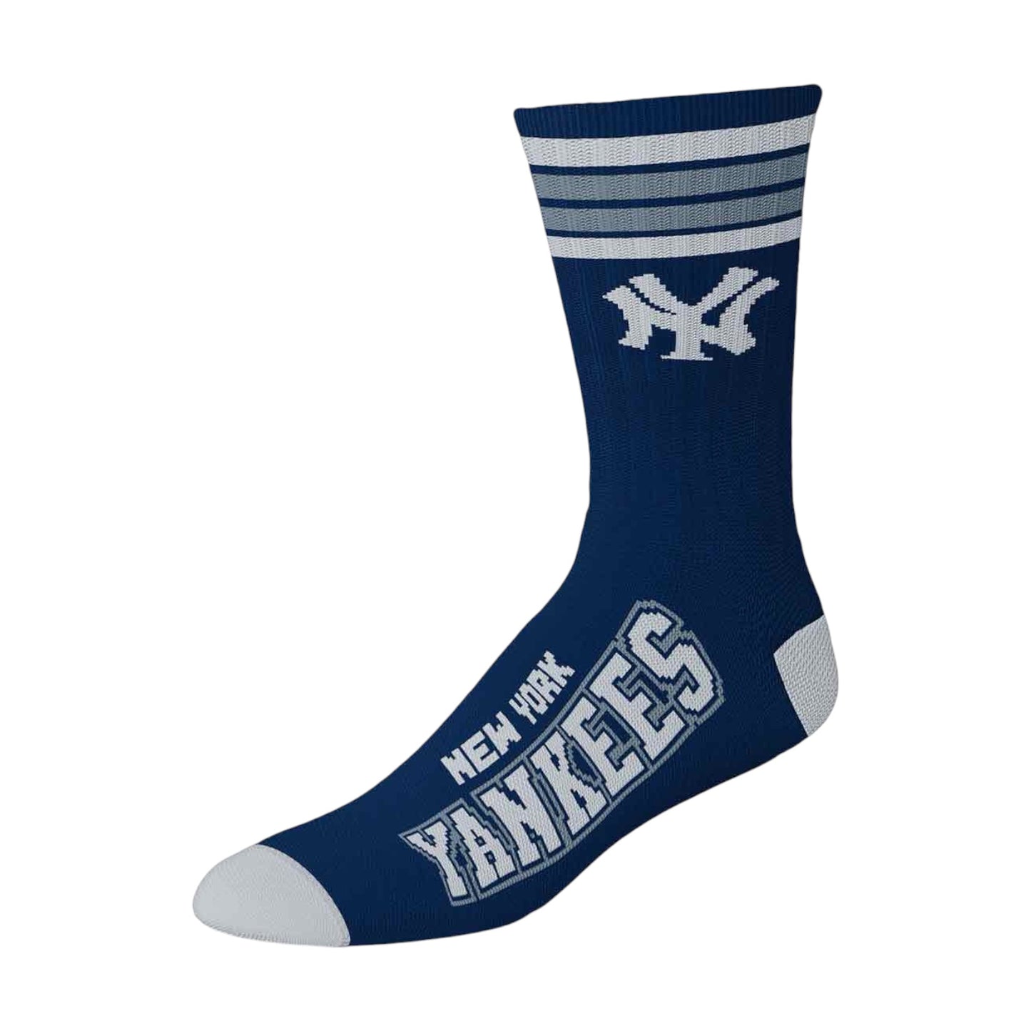 FOR BARE FEET: 4 Stripe Deuce Yankees Socks