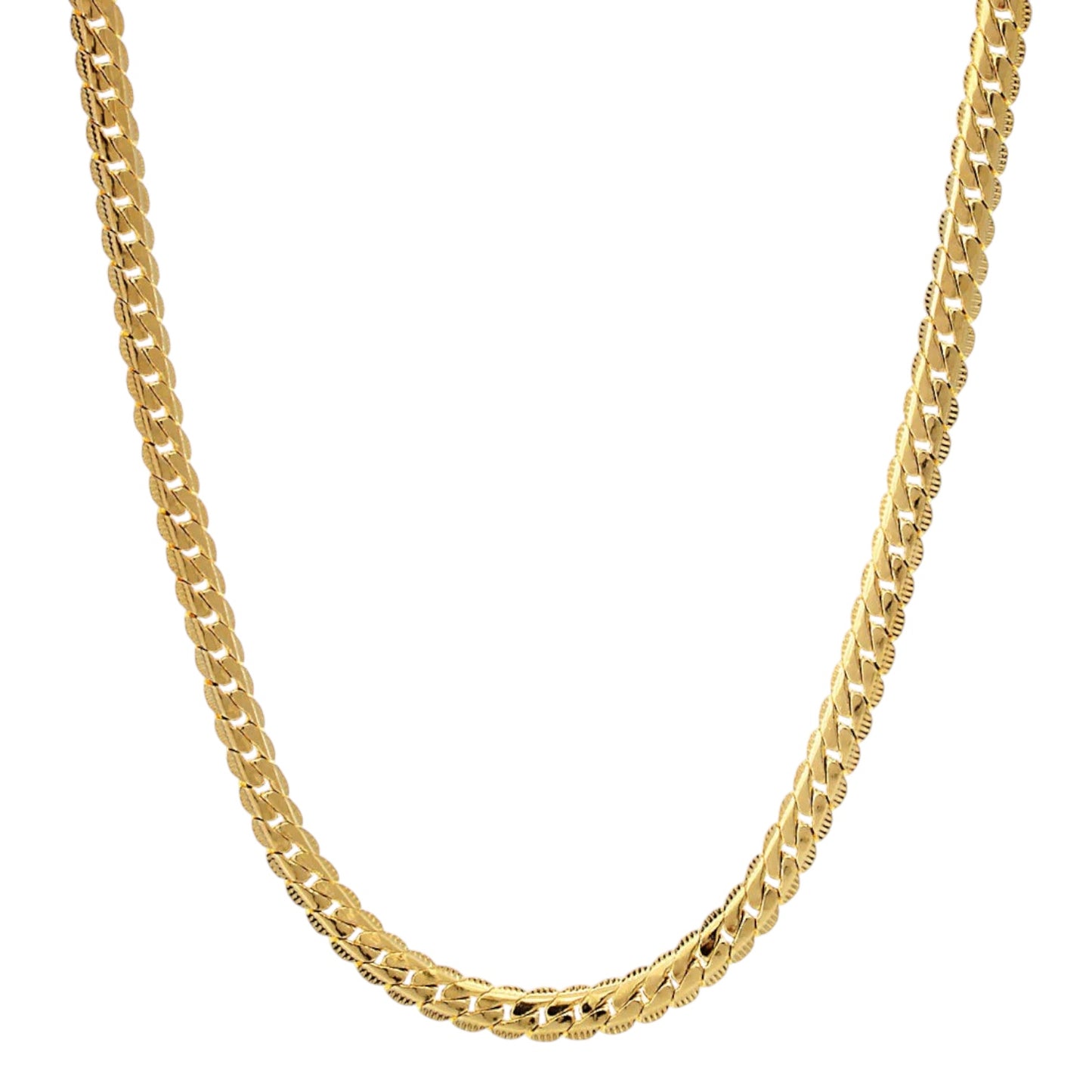 KING ICE: 5mm Moon Cut Miami Cuban Chain