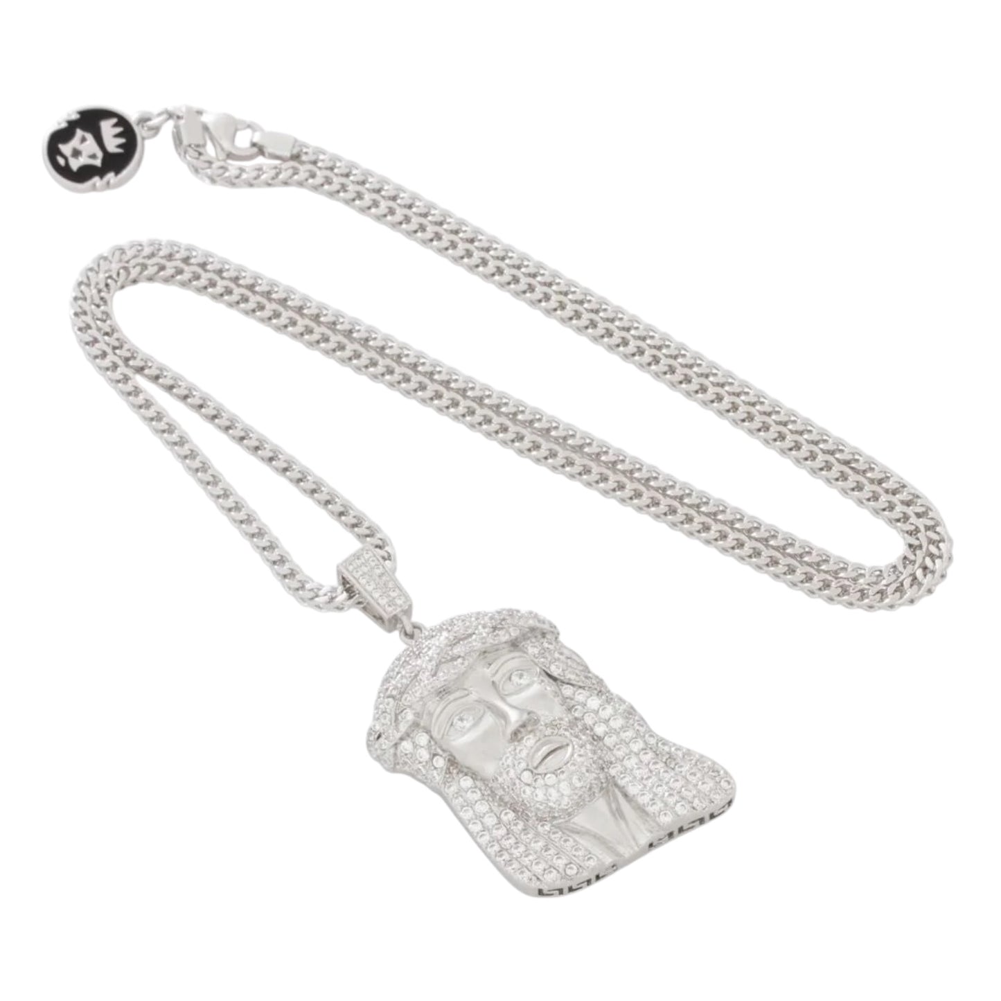 KING ICE: 14K Jesus Necklace