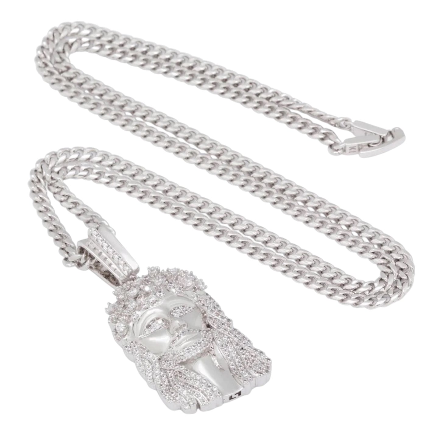 KING ICE: 14K Biggie Jesus Necklace