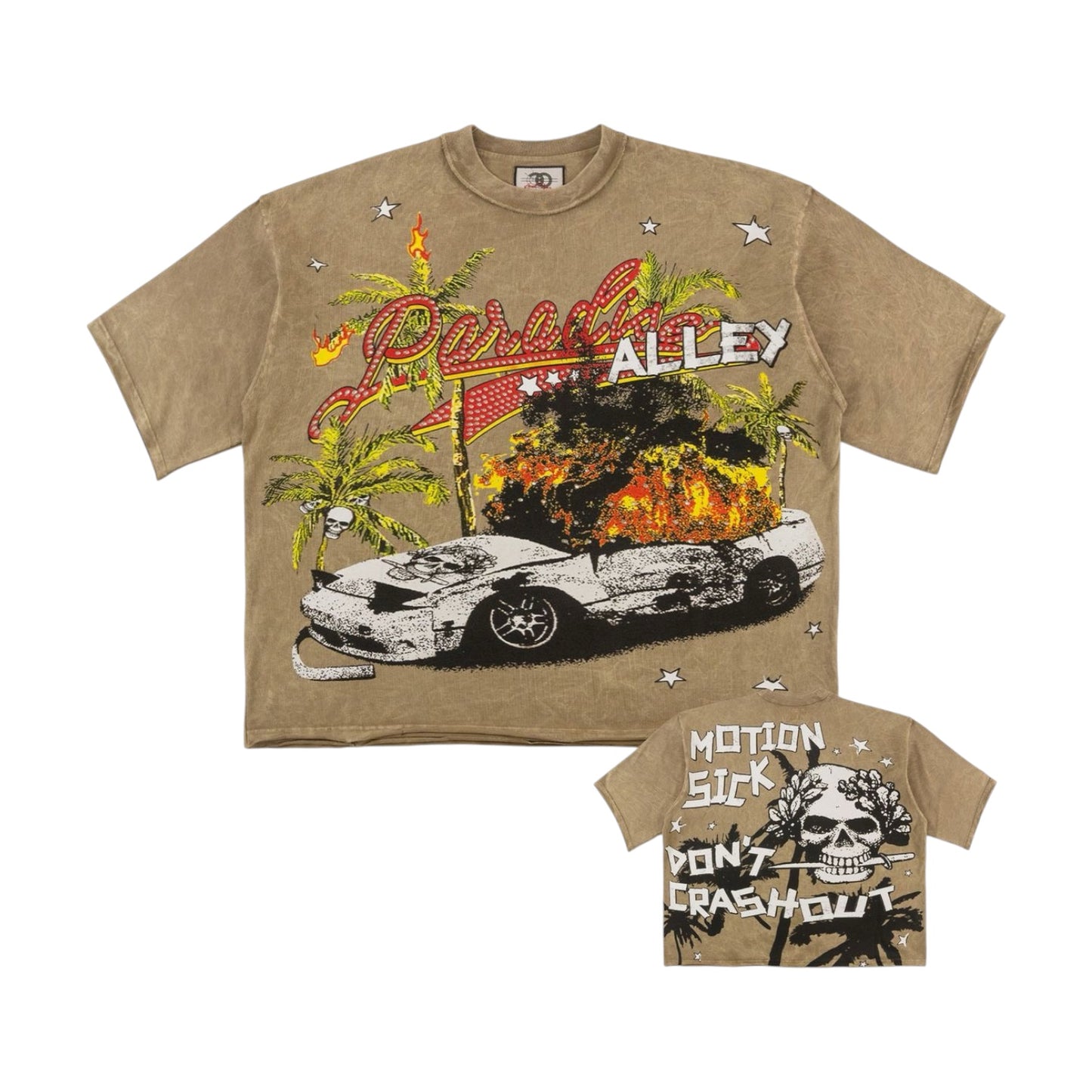 FROST ORIGINALS: Motion Sick Cropped Tee F132