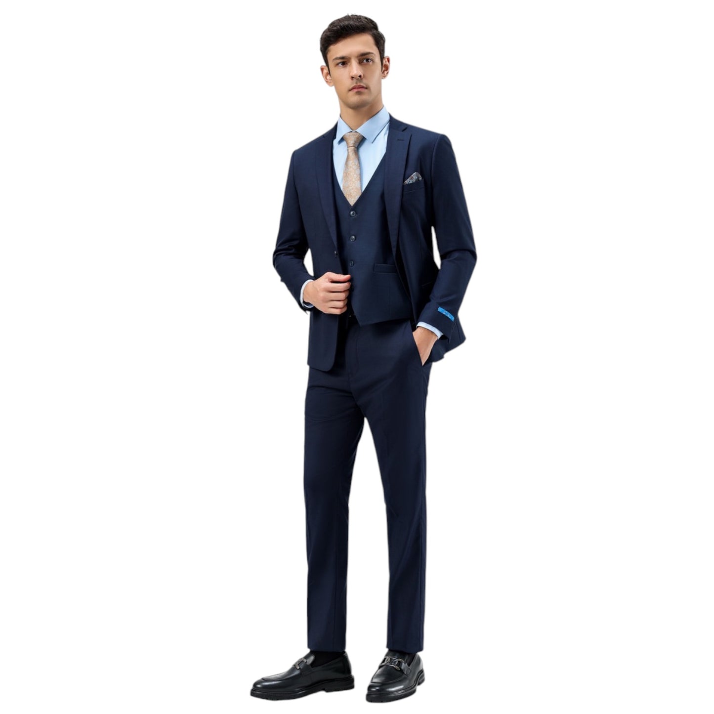 Sean Alexander: Solid 3pc Slim Suit M282SK-02