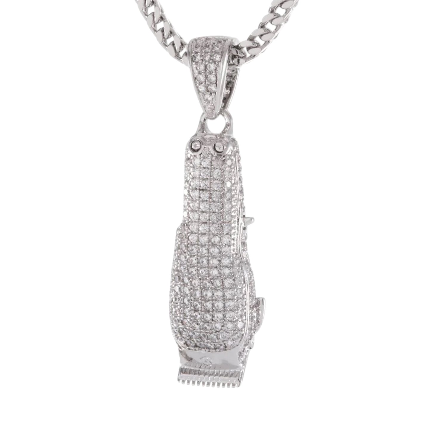 KING ICE: Barber Shop Clippers Necklace