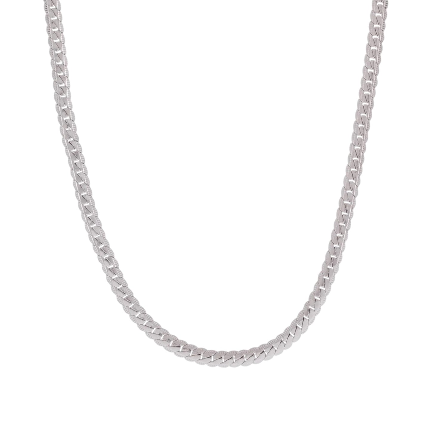 KING ICE: 5mm Moon Cut Miami Cuban Chain