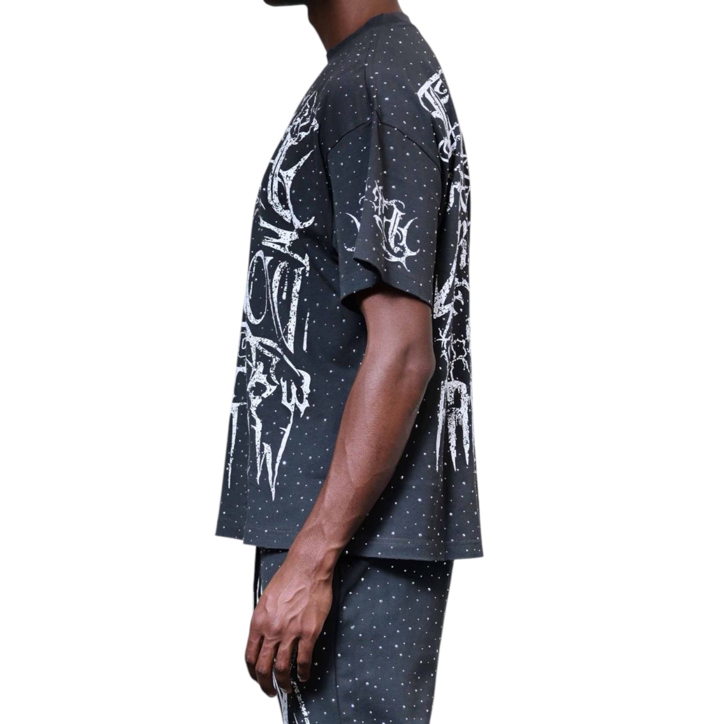 FIRST ROW: Tribal Studded SS Tee FRT2233