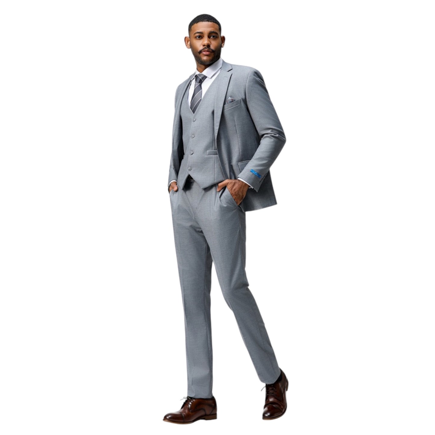 Sean Alexander: Solid 3pc Slim Suit M282SK-09