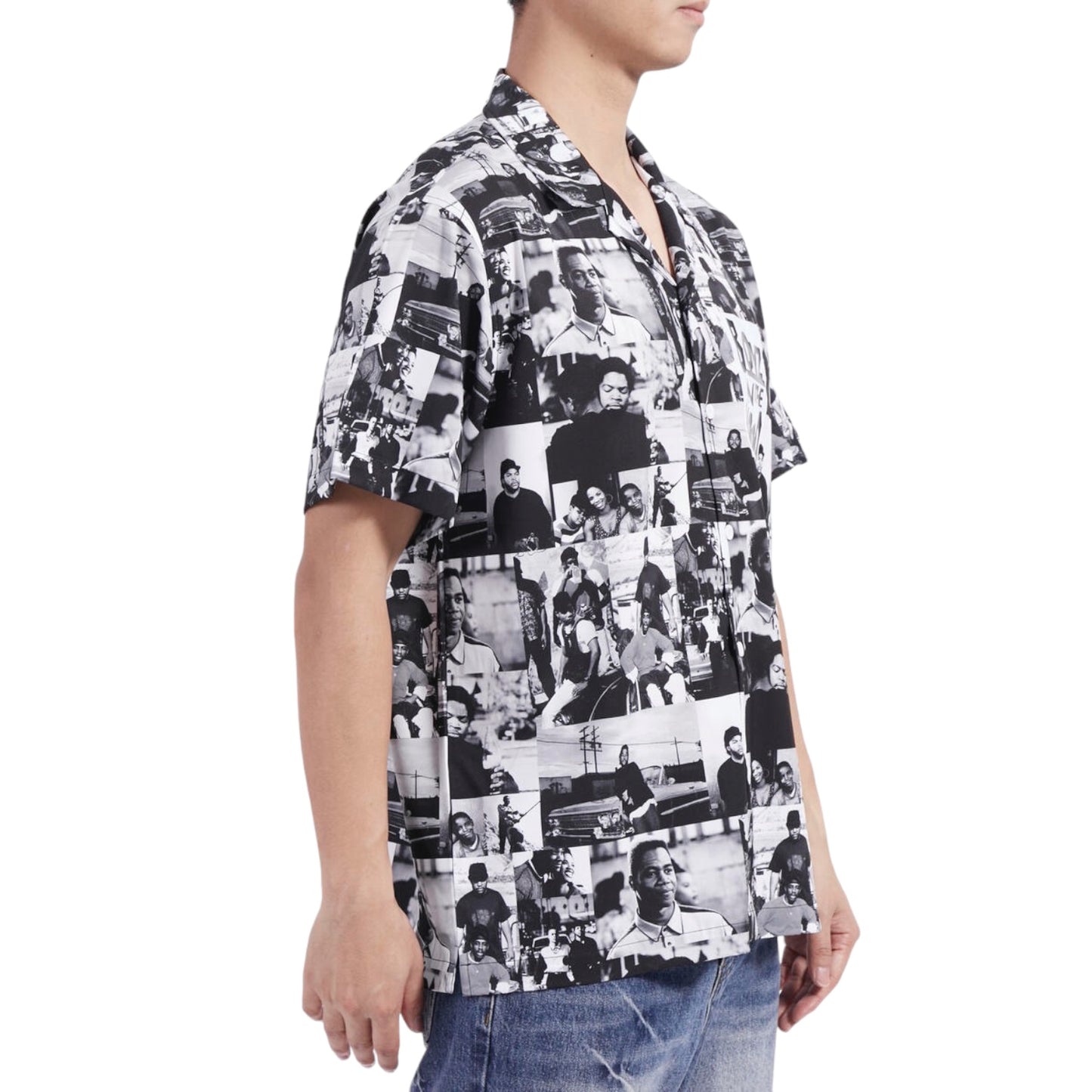 FREEZE MAX: Boyz N The Hood Collage Button Up