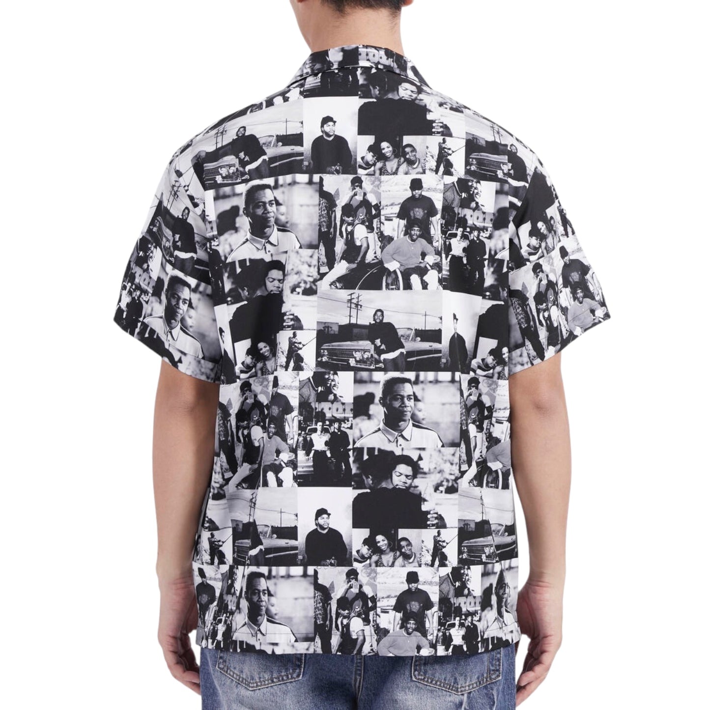 FREEZE MAX: Boyz N The Hood Collage Button Up