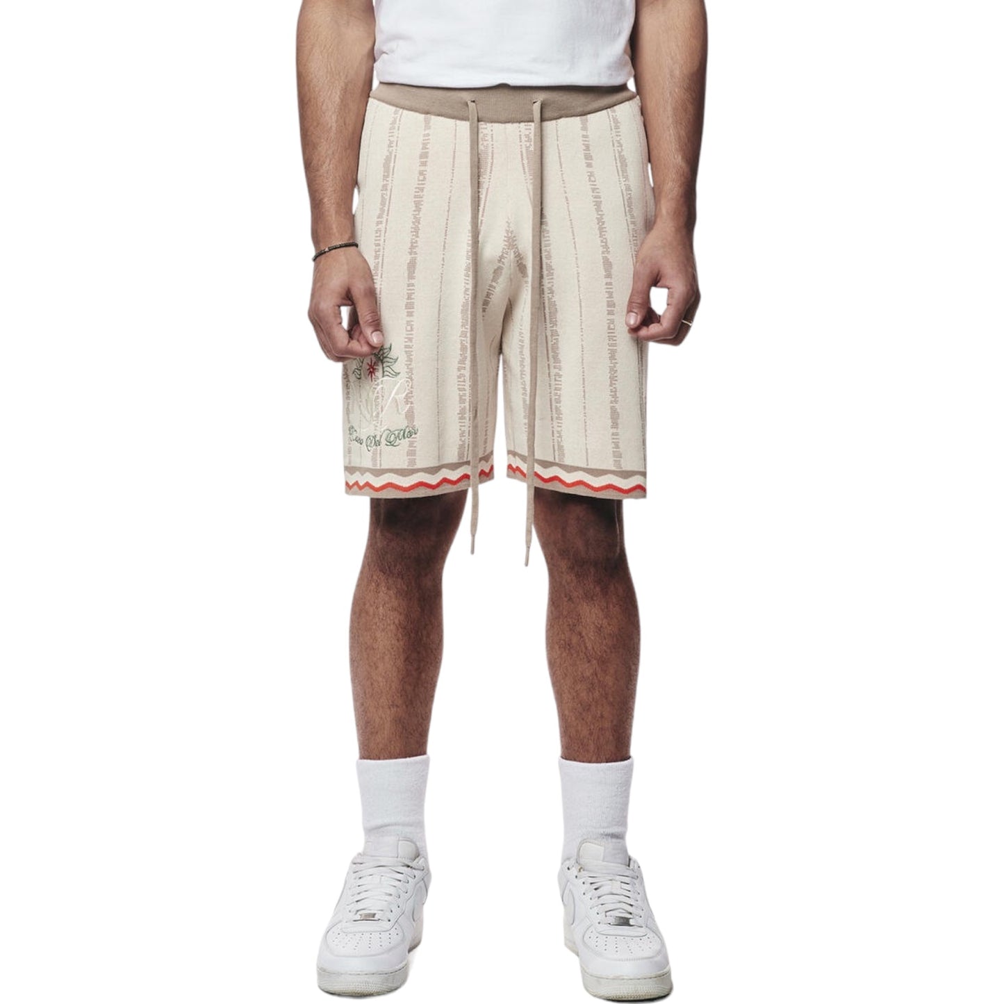 SMOKE RISE: Jacquard Knit Short Set 24271