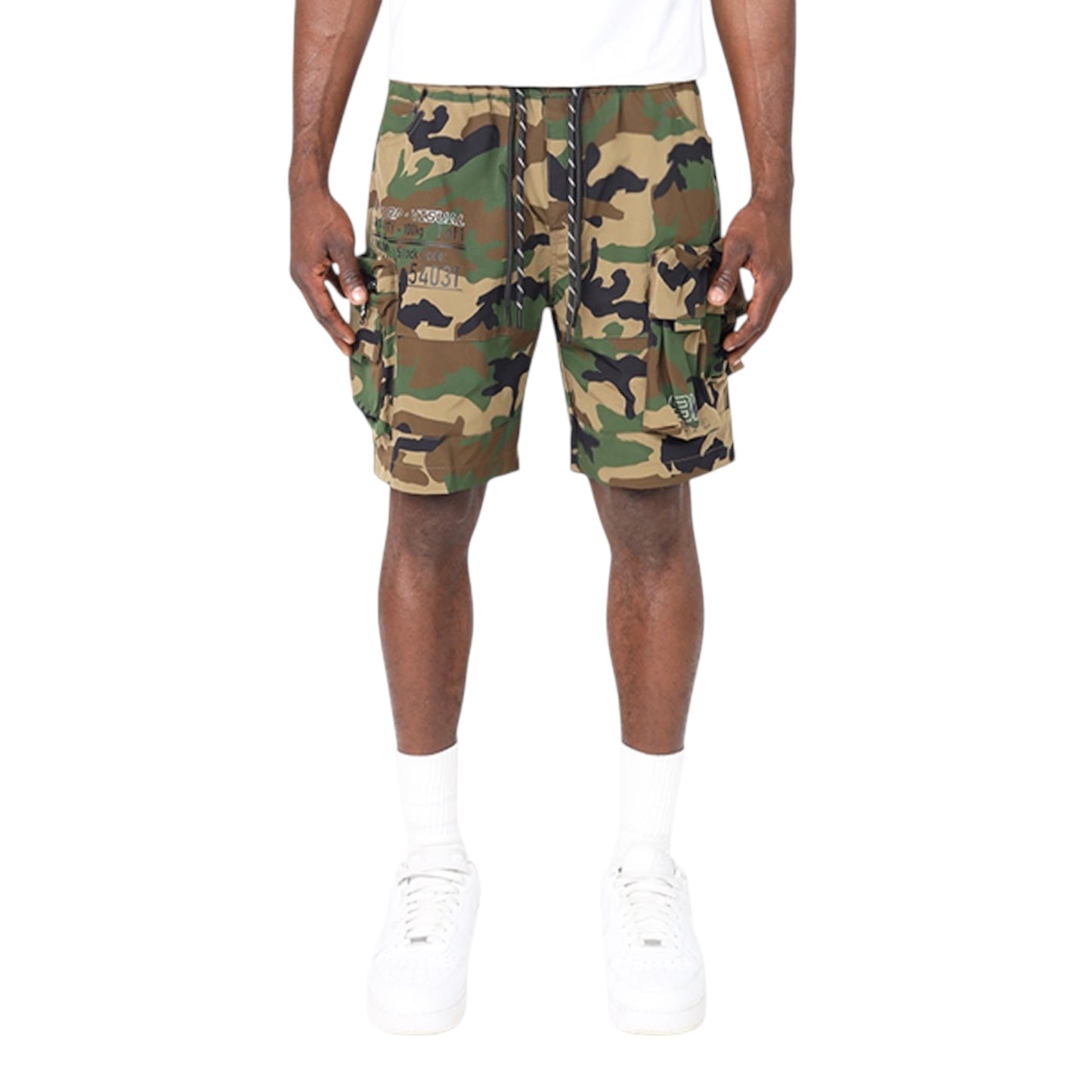 SMOKE RISE: Nylon Utility Shorts WS25283