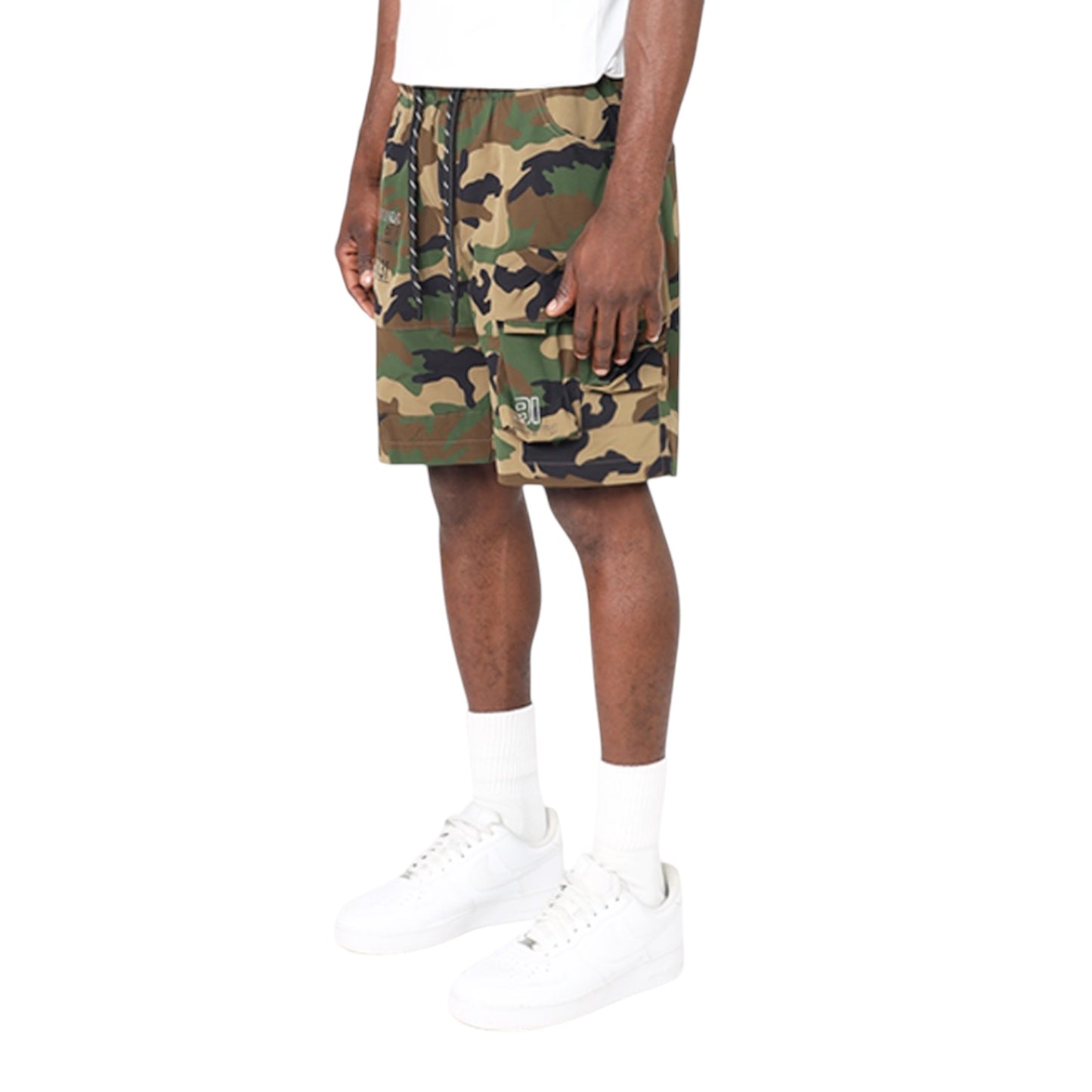 SMOKE RISE: Nylon Utility Shorts WS25283