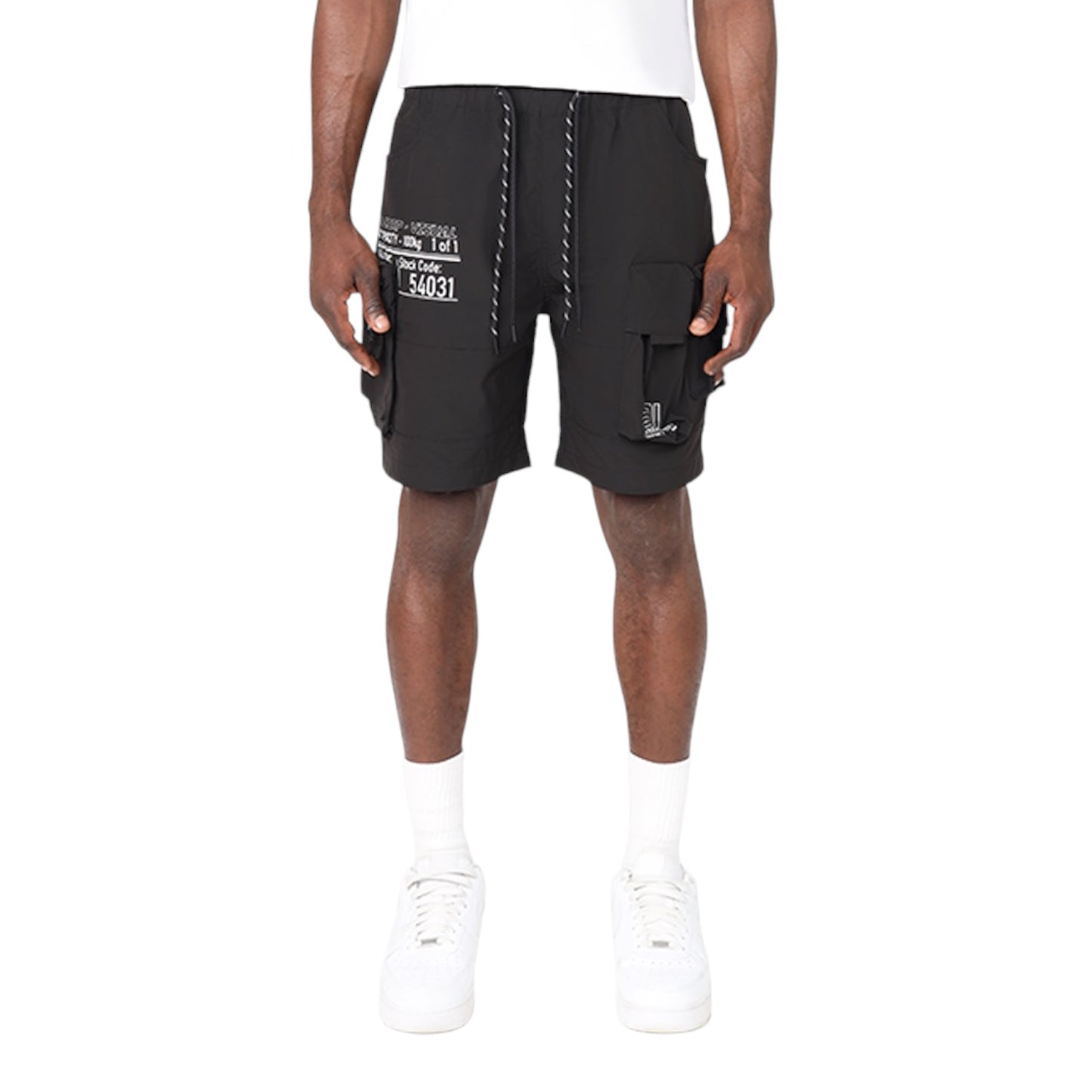 SMOKE RISE: Nylon Utility Shorts WS25283