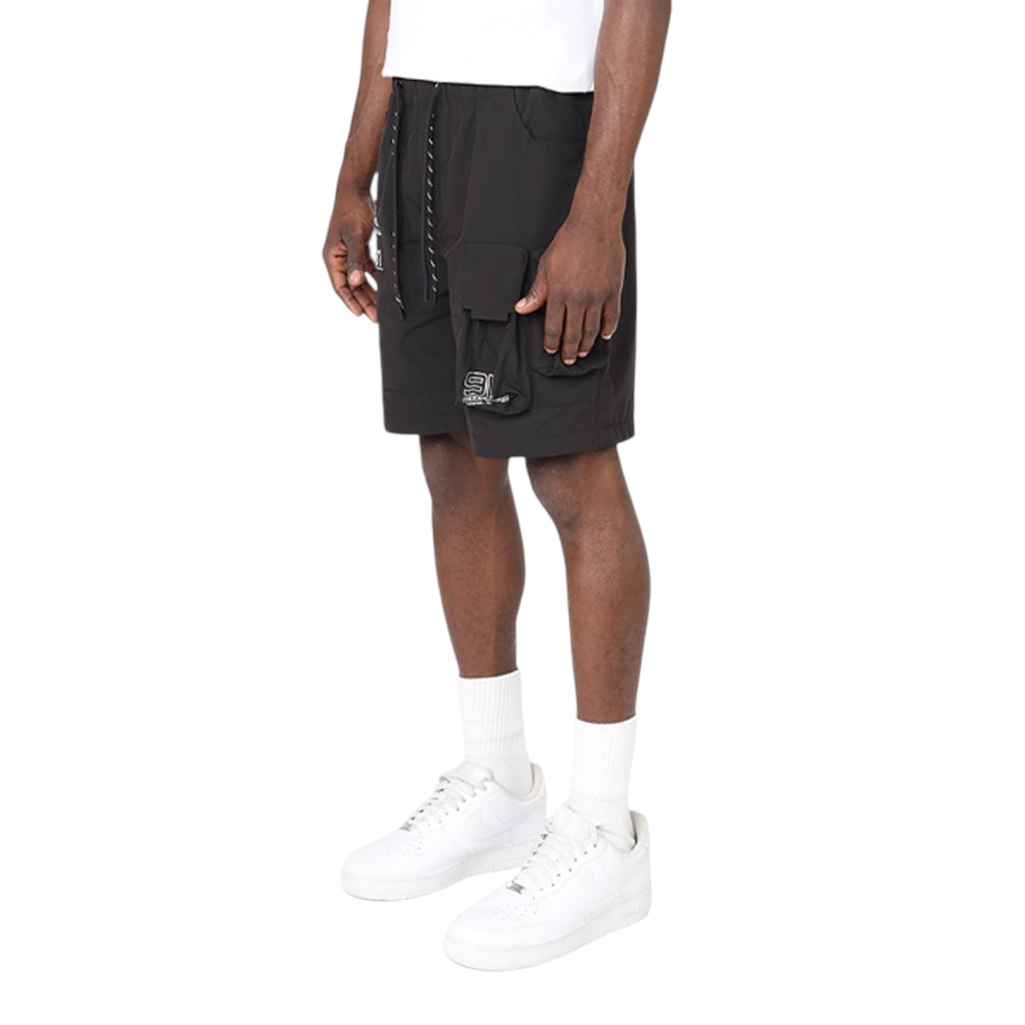 SMOKE RISE: Nylon Utility Shorts WS25283
