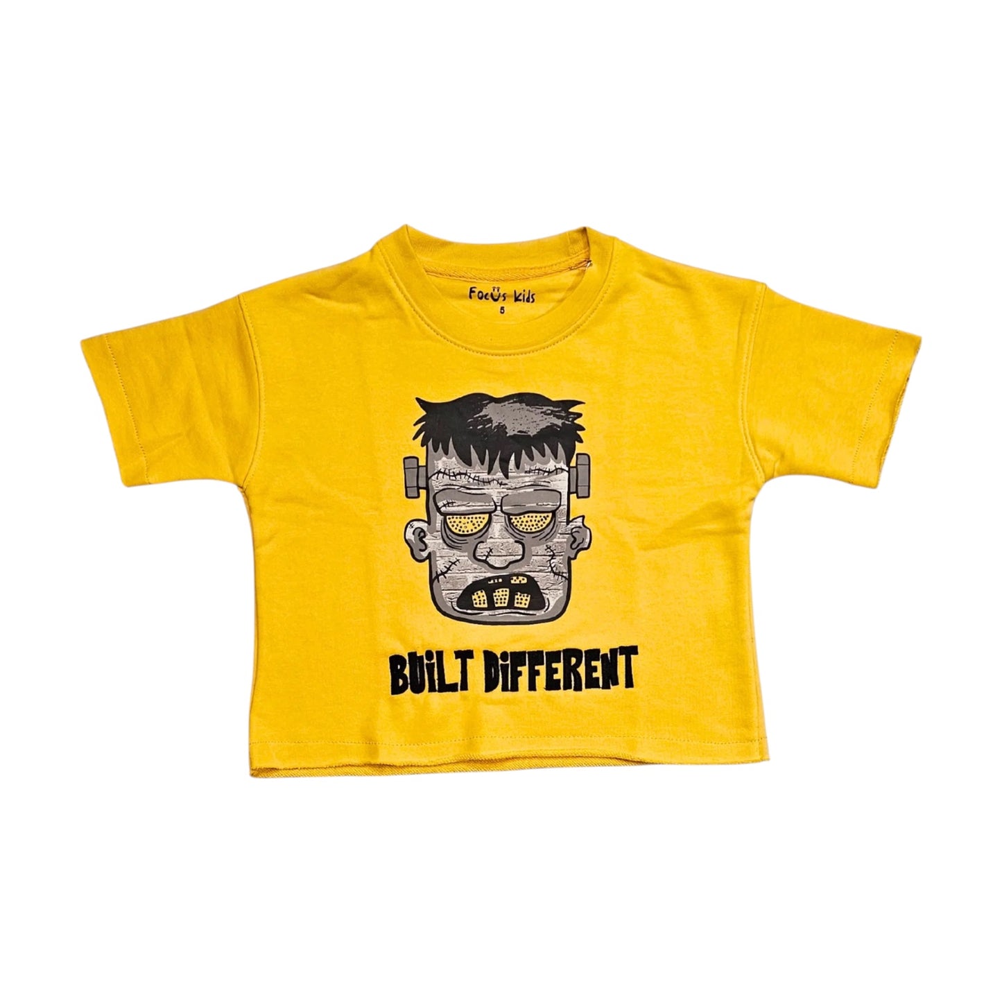 FOCUS: BOYS Built Different Crop SS Tee 80710