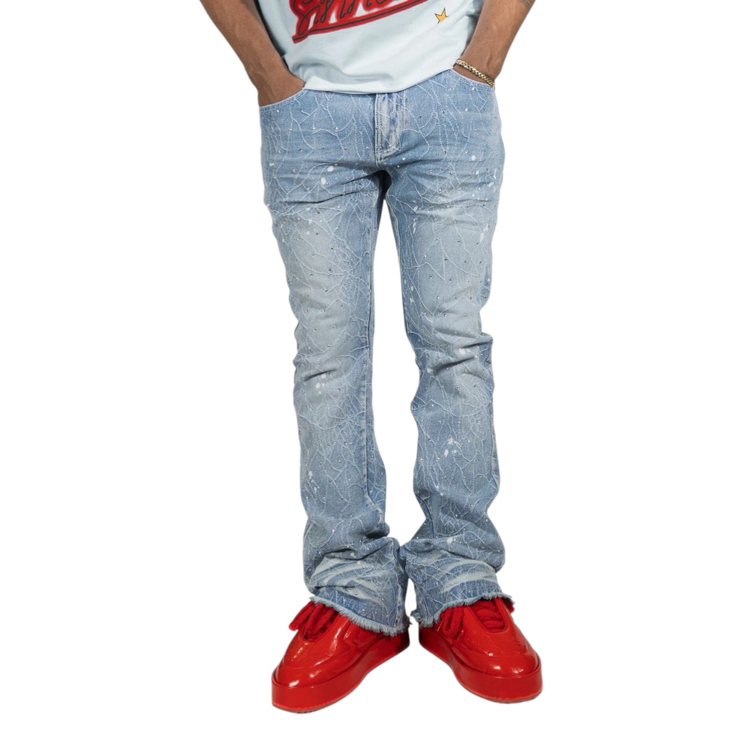 FROST ORIGINALS: Romano Stacked Stone Jeans F1764