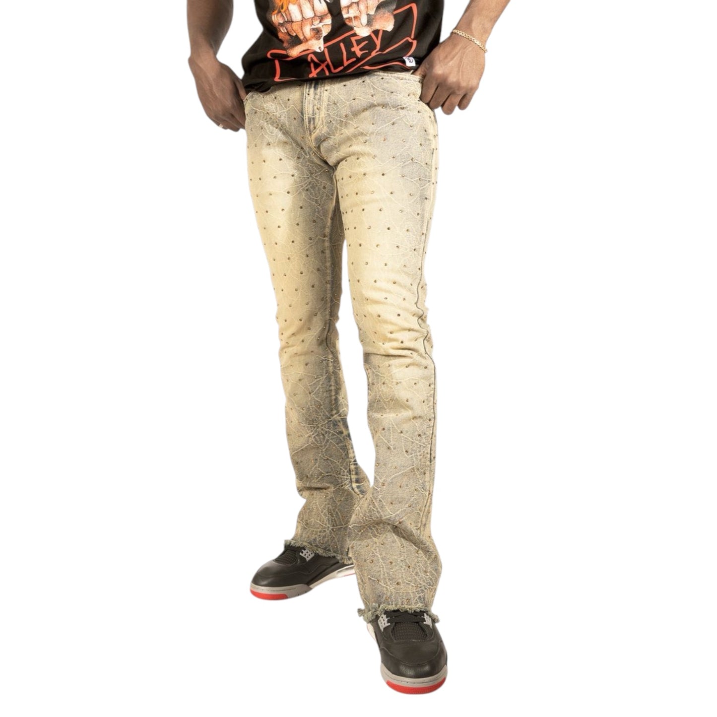 FROST ORIGINALS: Romano Stacked Stone Jeans F1764