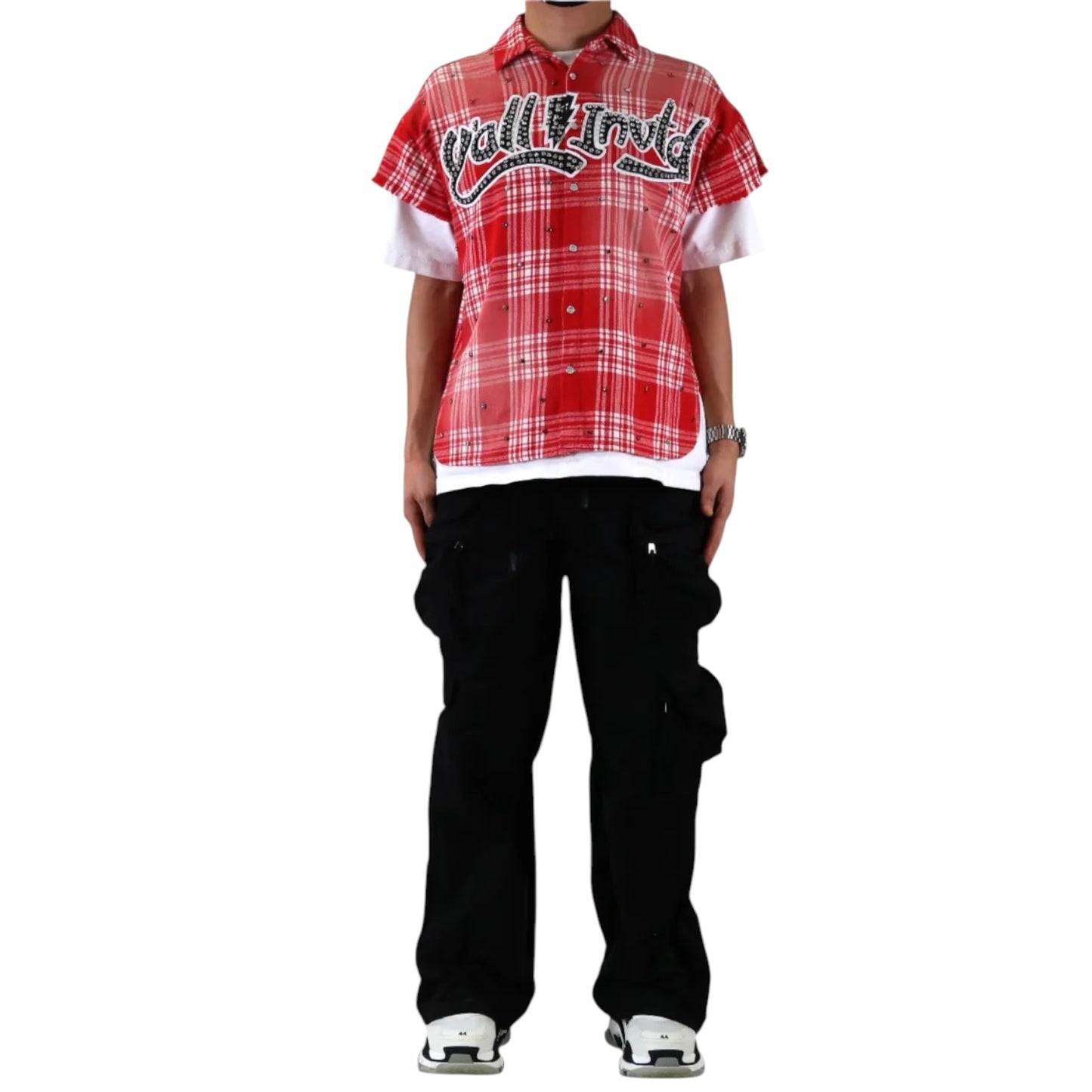 KLEEP: Liade Flannel Crop Button Down