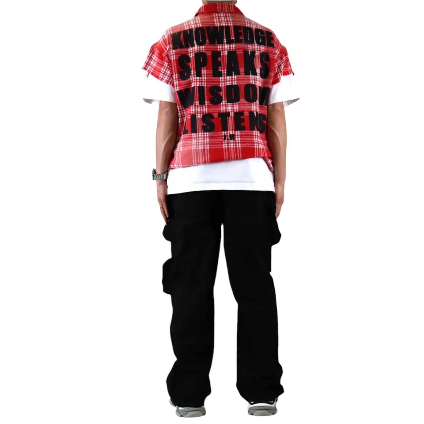 KLEEP: Liade Flannel Crop Button Down
