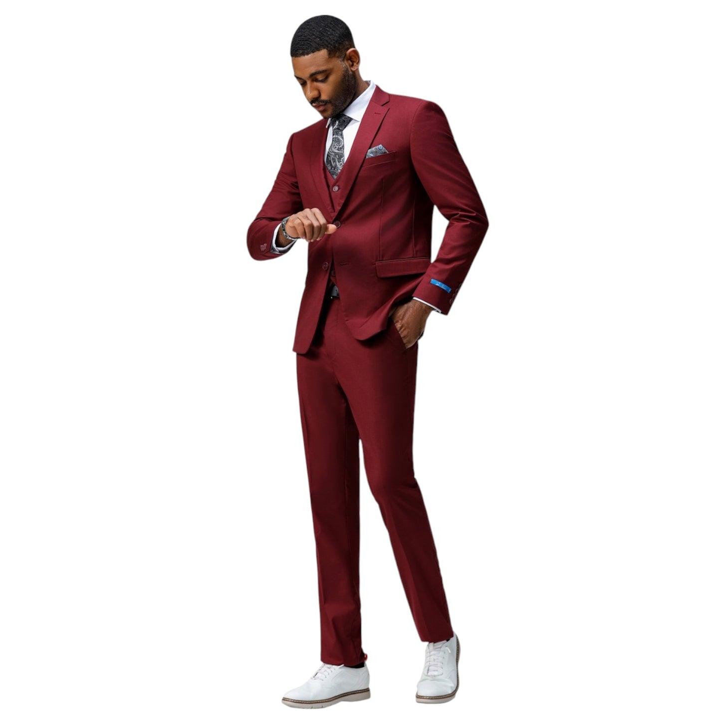 Sean Alexander: Solid 3pc Slim Suit M282SK-06