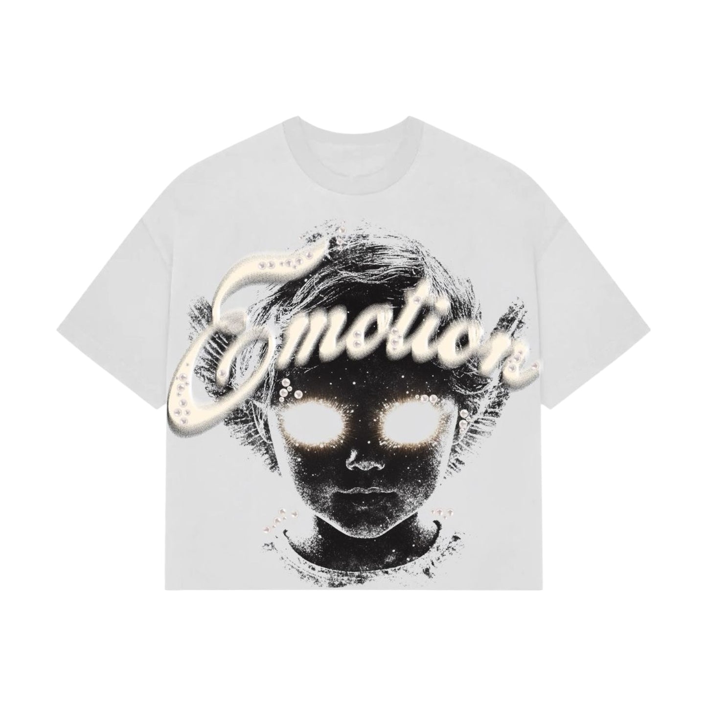 MIXED EMOTION: Pearl Cropped Tee